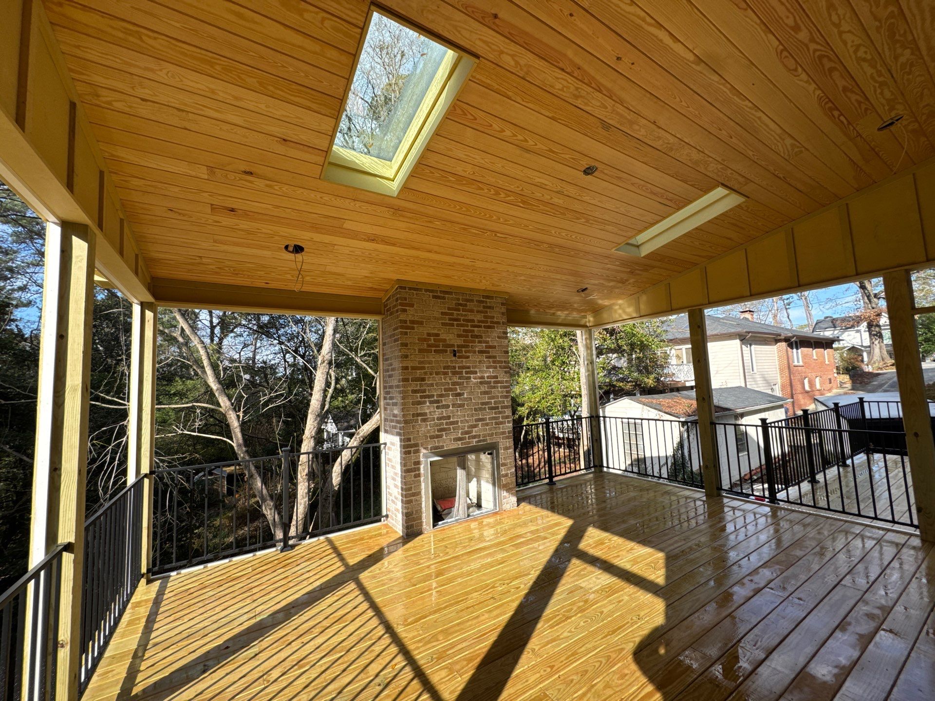 Atlanta Multi-Level Deck and Custom Screened-In Porch Addition by Swift Home Renovations