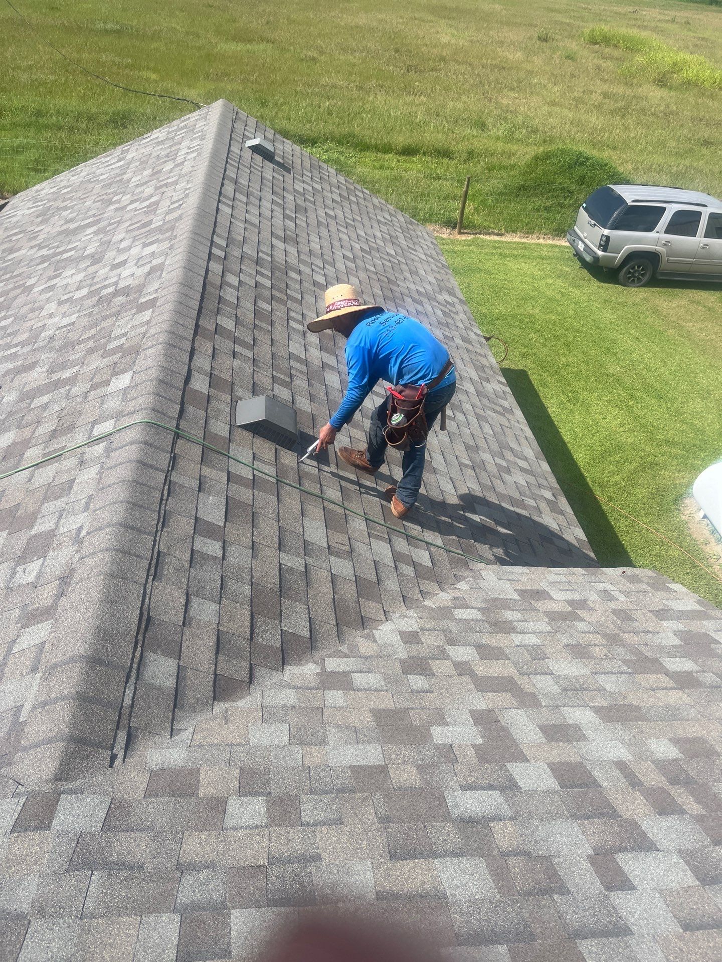 Residential Roofing Installation using Owen's Corning Duration (Lifetime) Shingles by Roof Repair Company