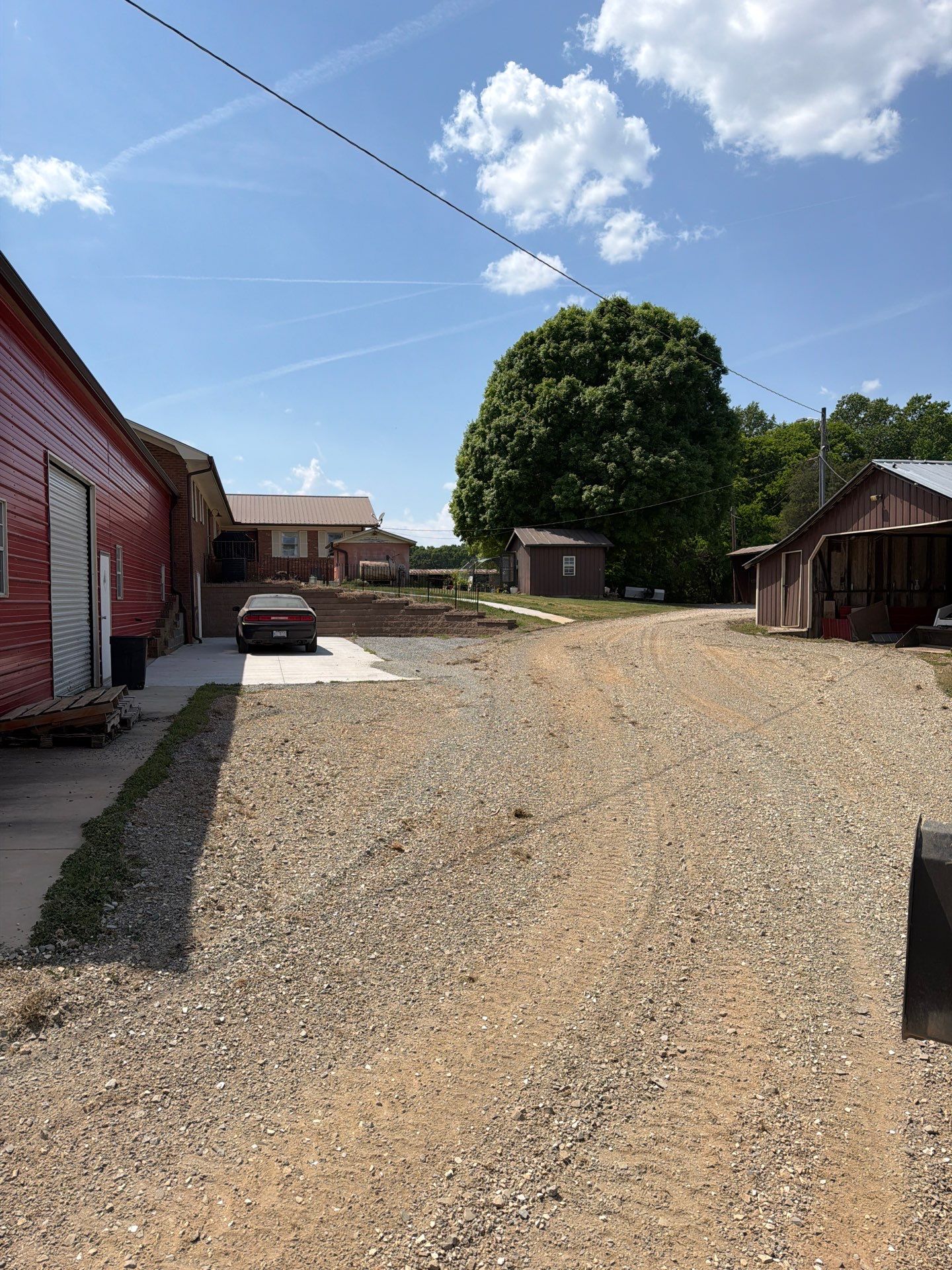 Gravel Driveway Grading and Lot Leveling in Lexington by Four Oaks Grading and Septic, LLC