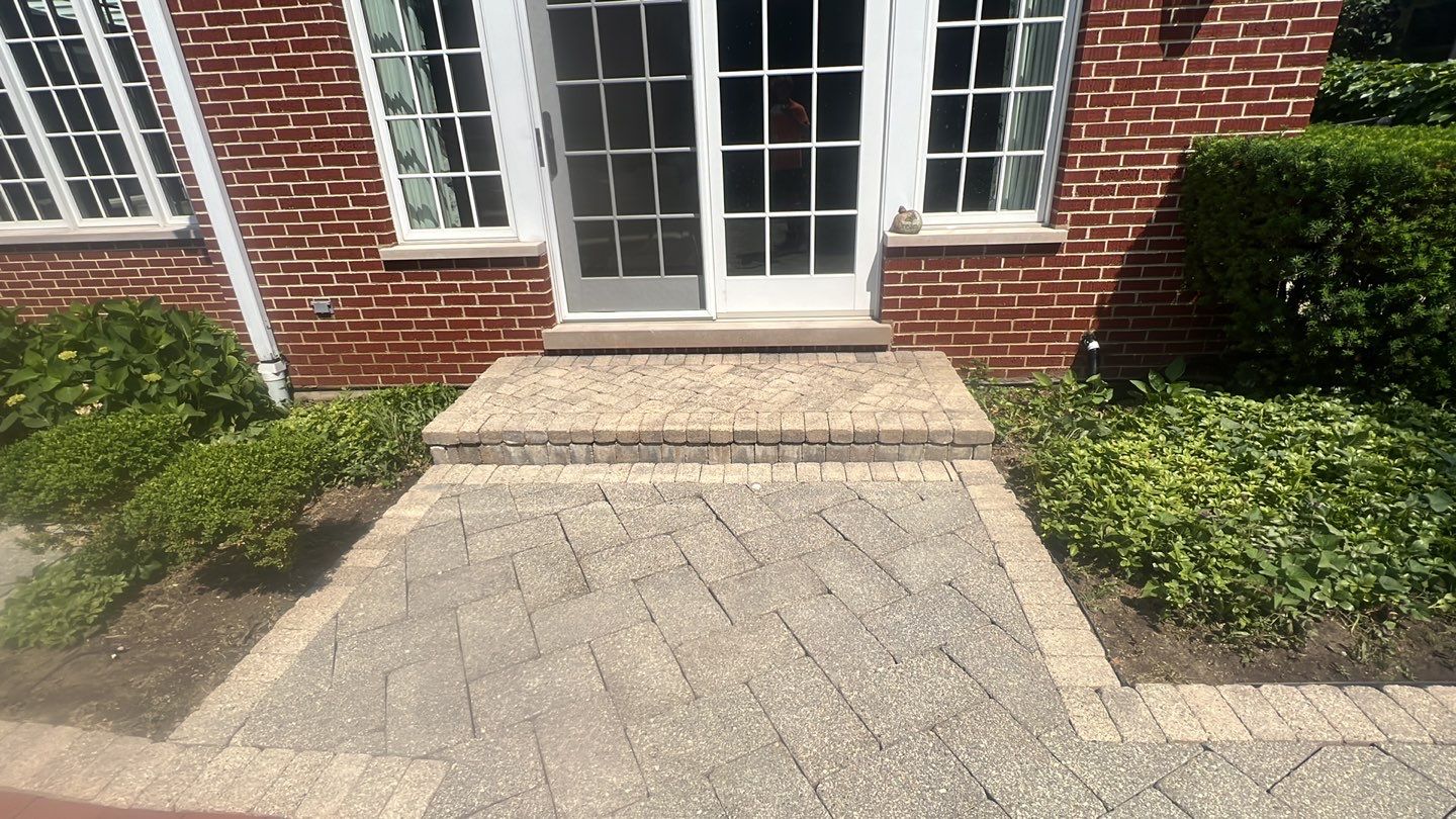 Brick paver clean, sand and seal.  using Surebond SB-1300 by Northern Power Washing LLC.