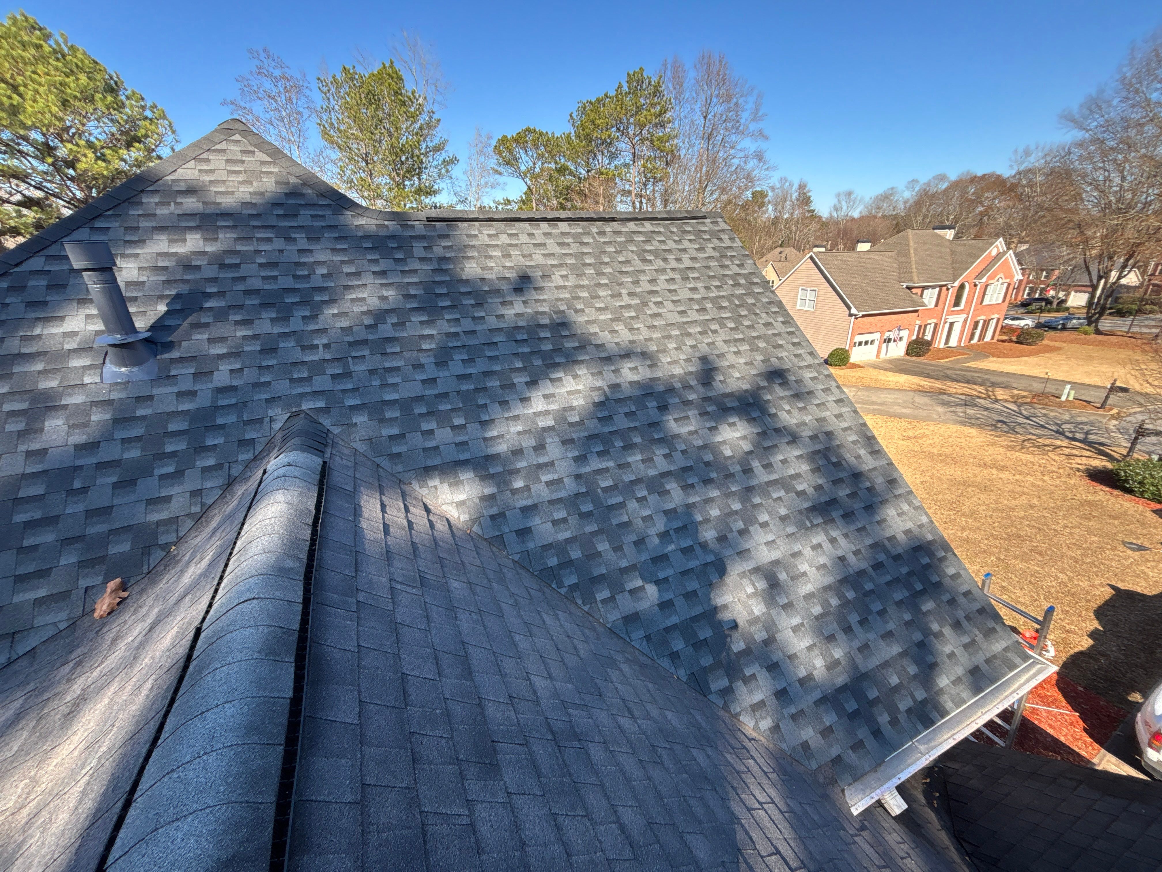 Front slope repair by Deerfield Roofing LLC