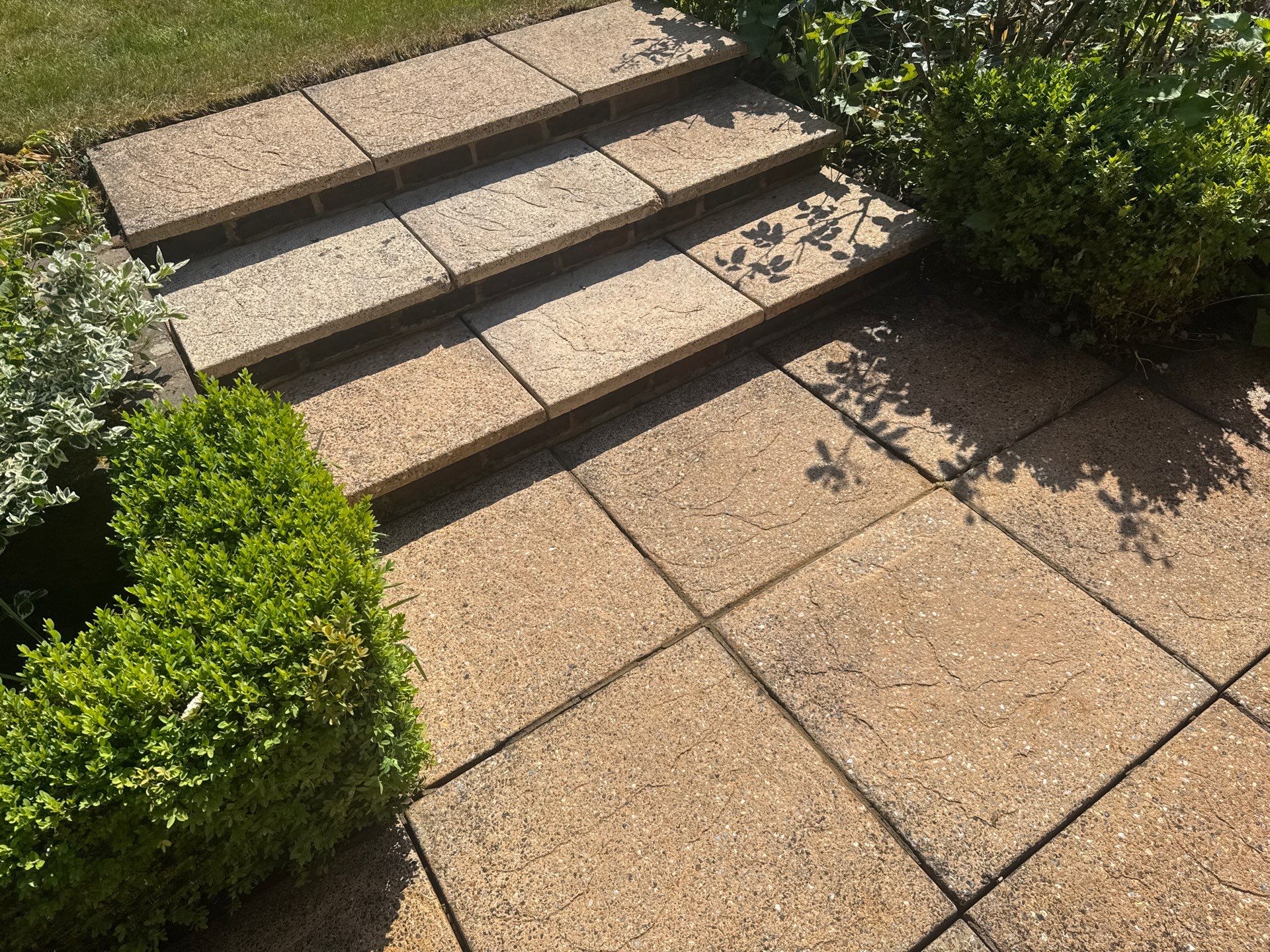 Patio Clean using 18inch Whirlaway FSC by Ges Exterior Cleaning ltd