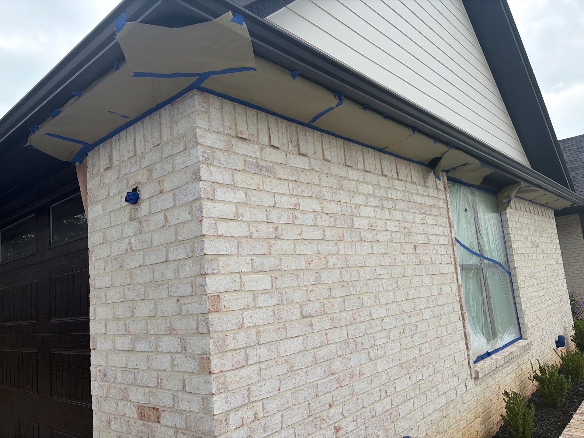 Bright Brick Repaint in Tyler, TX by Quality Coats Painting