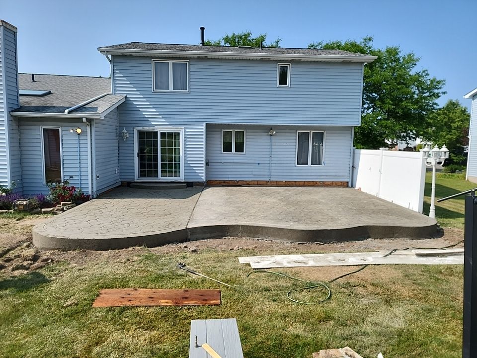 Stamped Concrete by Ivy Lea Construction
