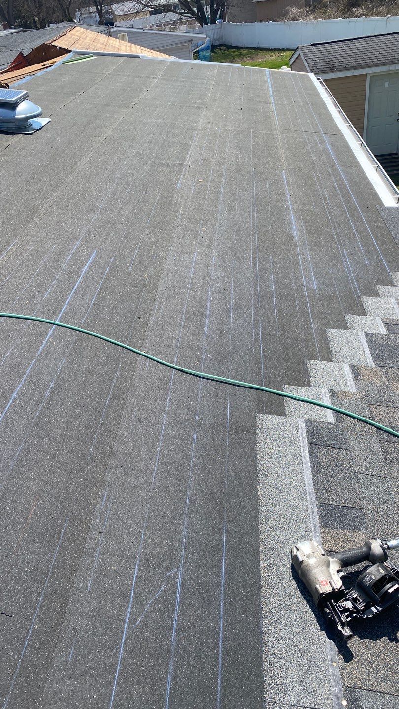 Residential Roofing Installation using Owens Corning TruDefinition Peppercorn  by A Plus Exterior