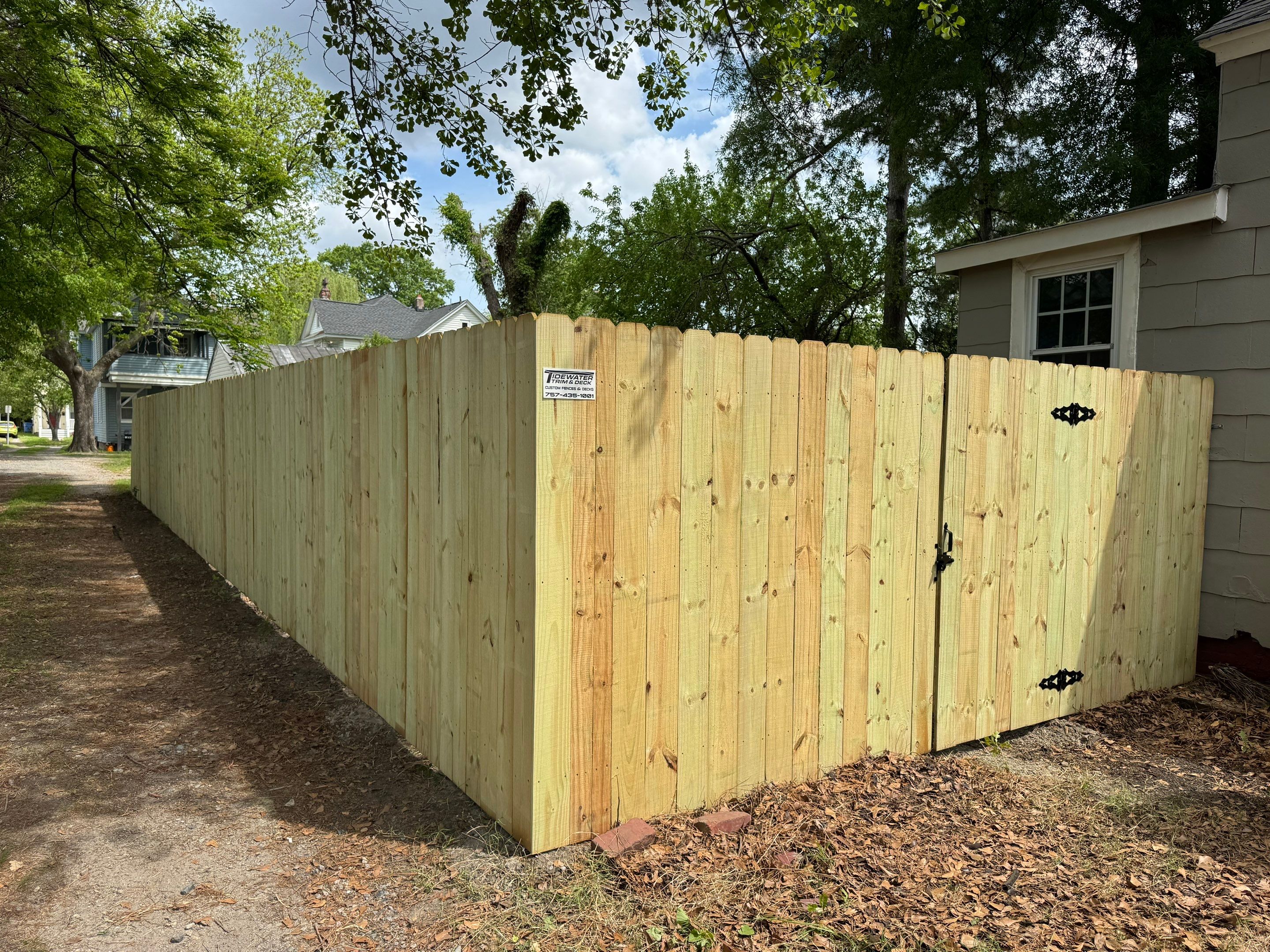 Backyard Charm Starts Here by Tidewater Fence