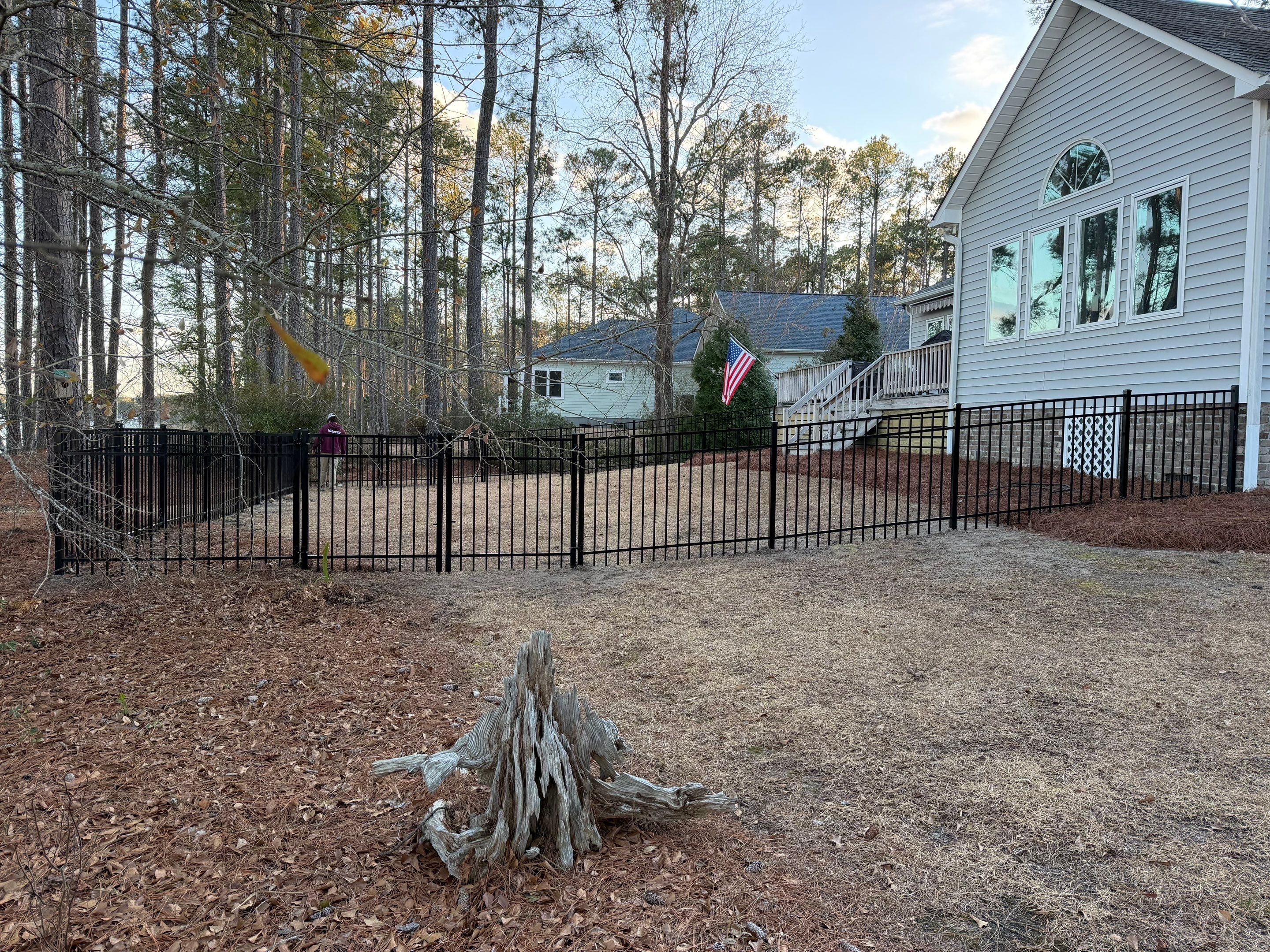 Project in Oriental by Superior Fence and Rail