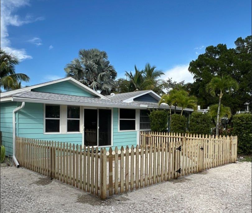 Anna Maria Island, FL 4ft. Tall Spaced Picket Wood Fence  by Asap fence and gates, LLC