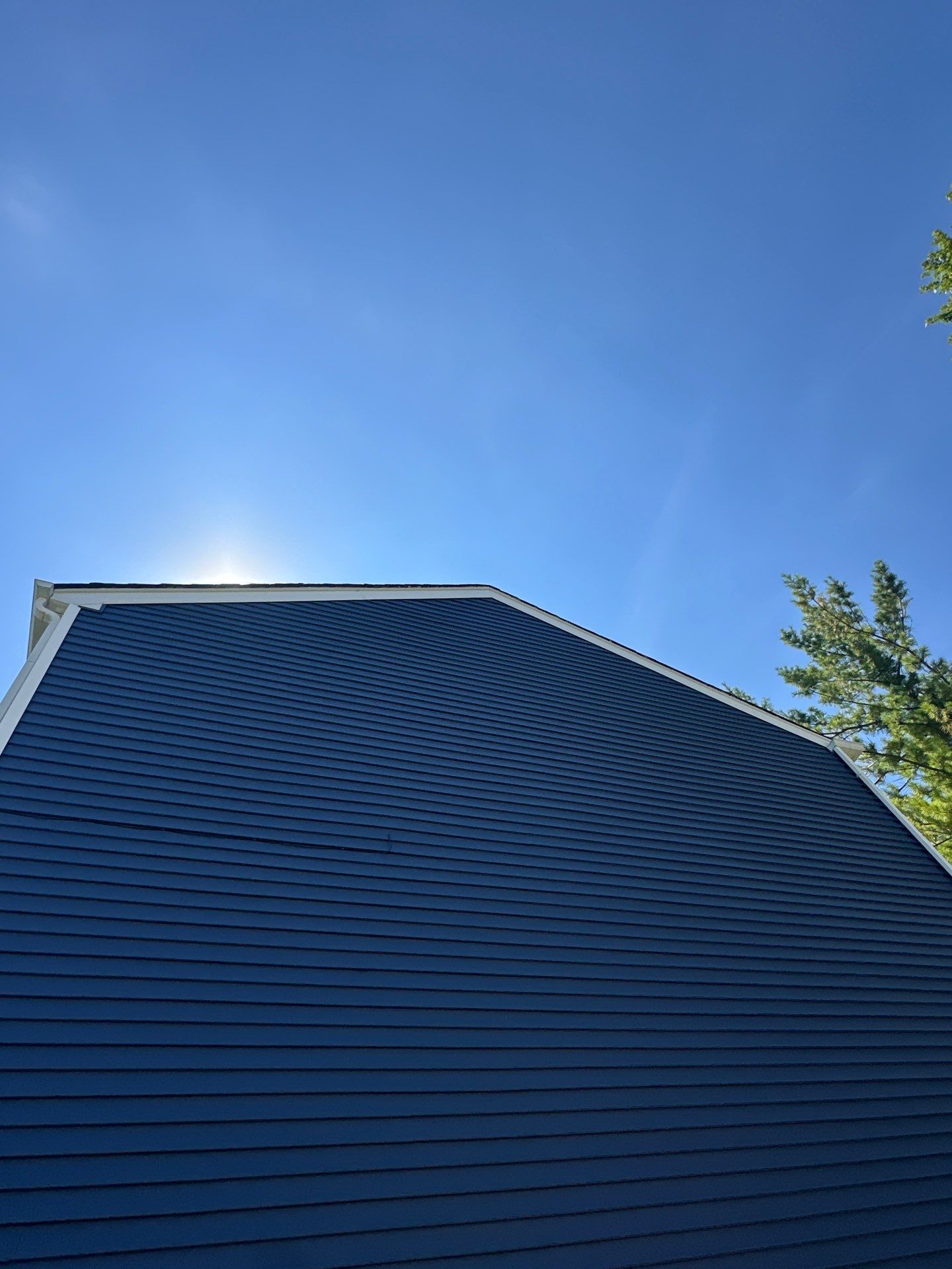 Siding Replacement using Certainteed Restoration Classic D4 Midnight Blue by 180 Contractors