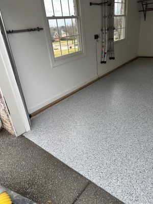 Garage Floor Coating using Tidal Wave