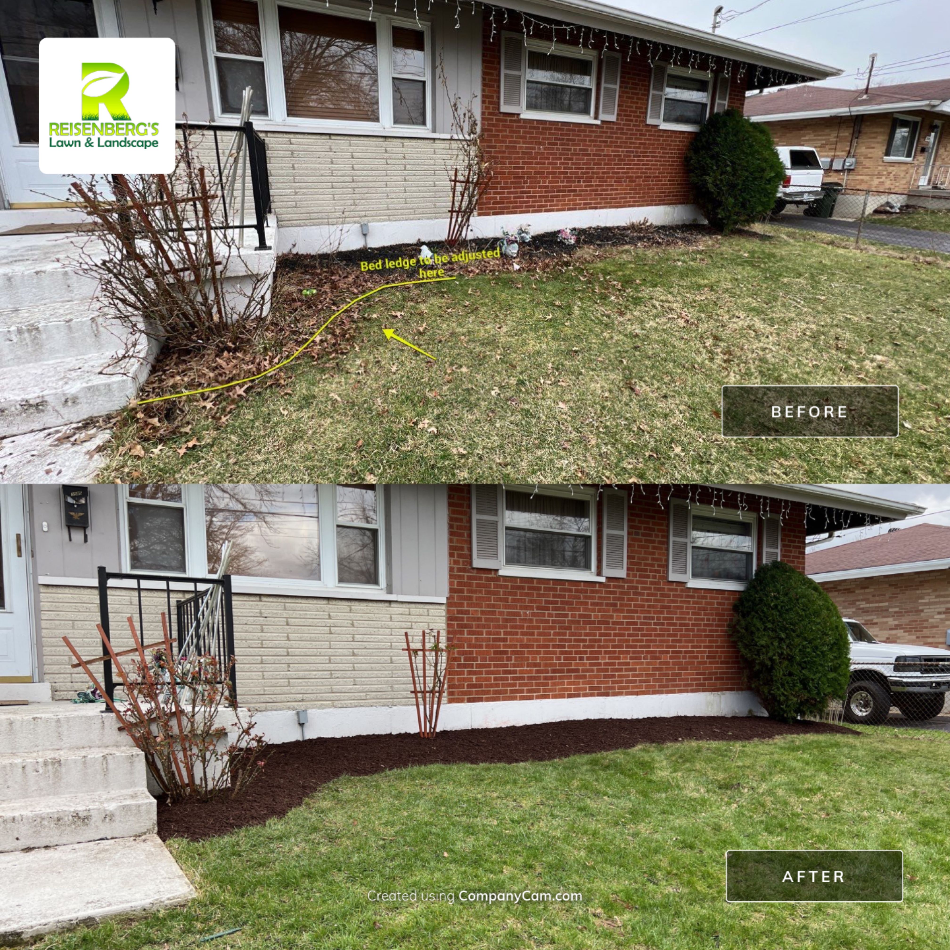 Spring Clean Up, Edge, & Mulch by Reisenberg’s Lawn & Landscape, LLC