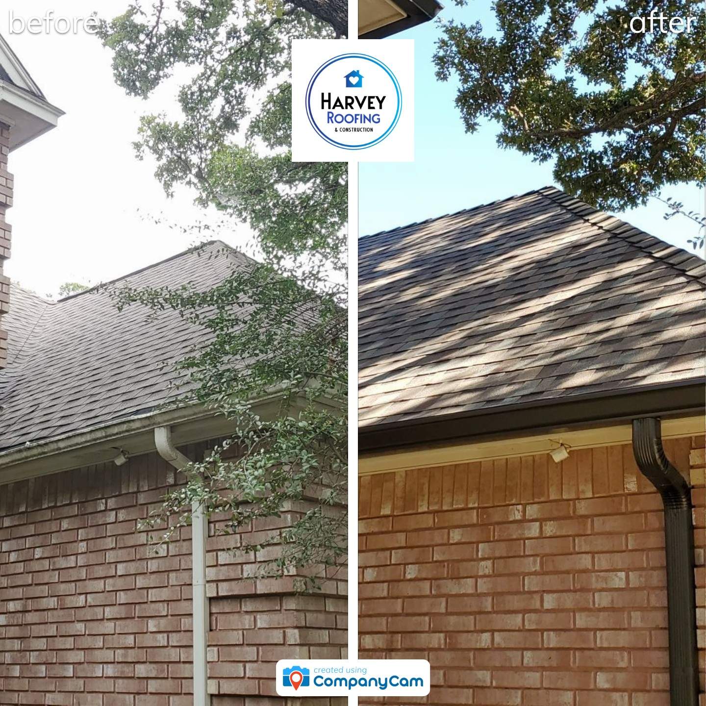 Residential Roofing Installation using ATLAS StormMaster Shake by Harvey Roofing & Construction