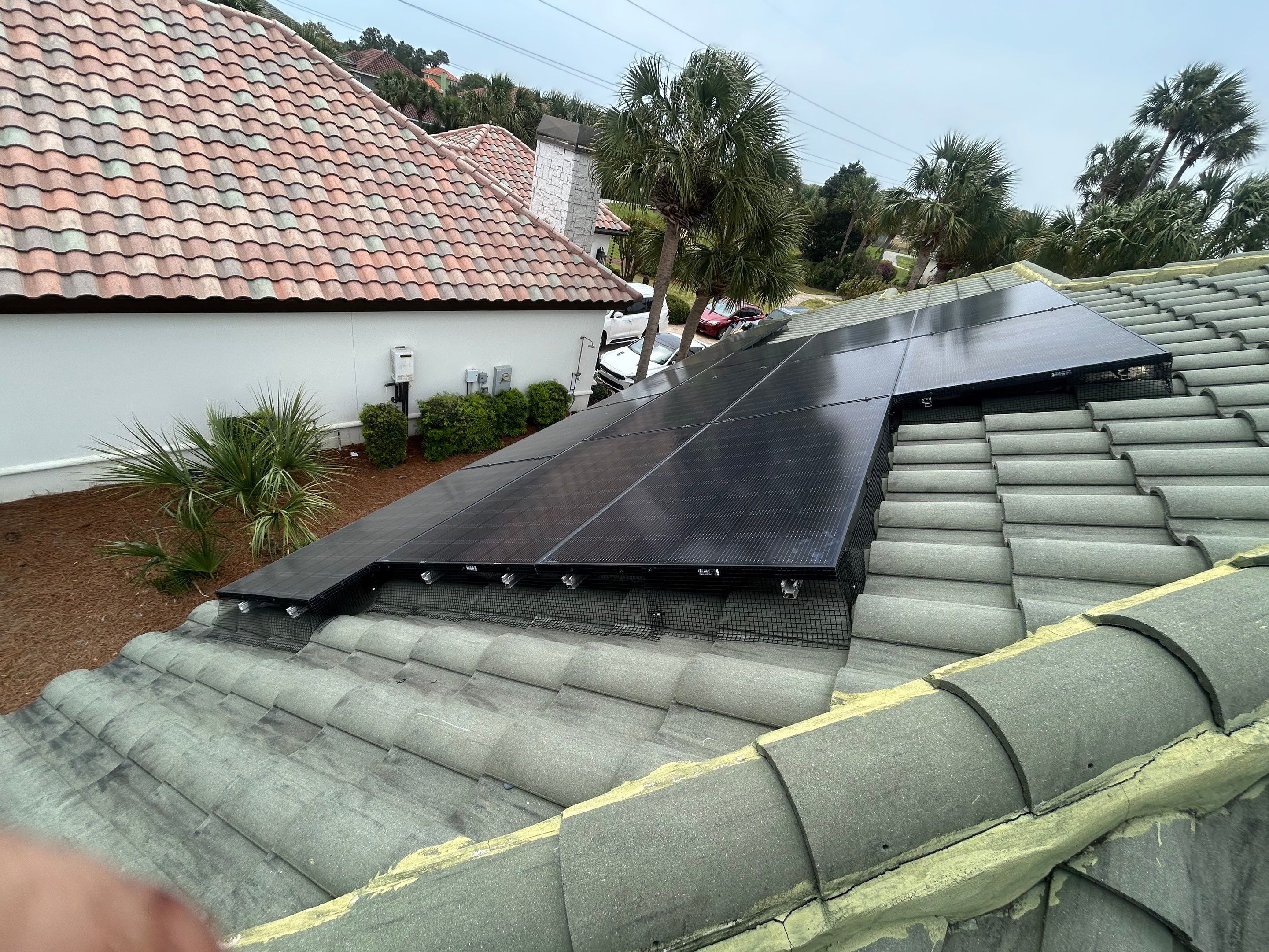 Solar Squirrel Defense System Installation by Gulf Solar Services