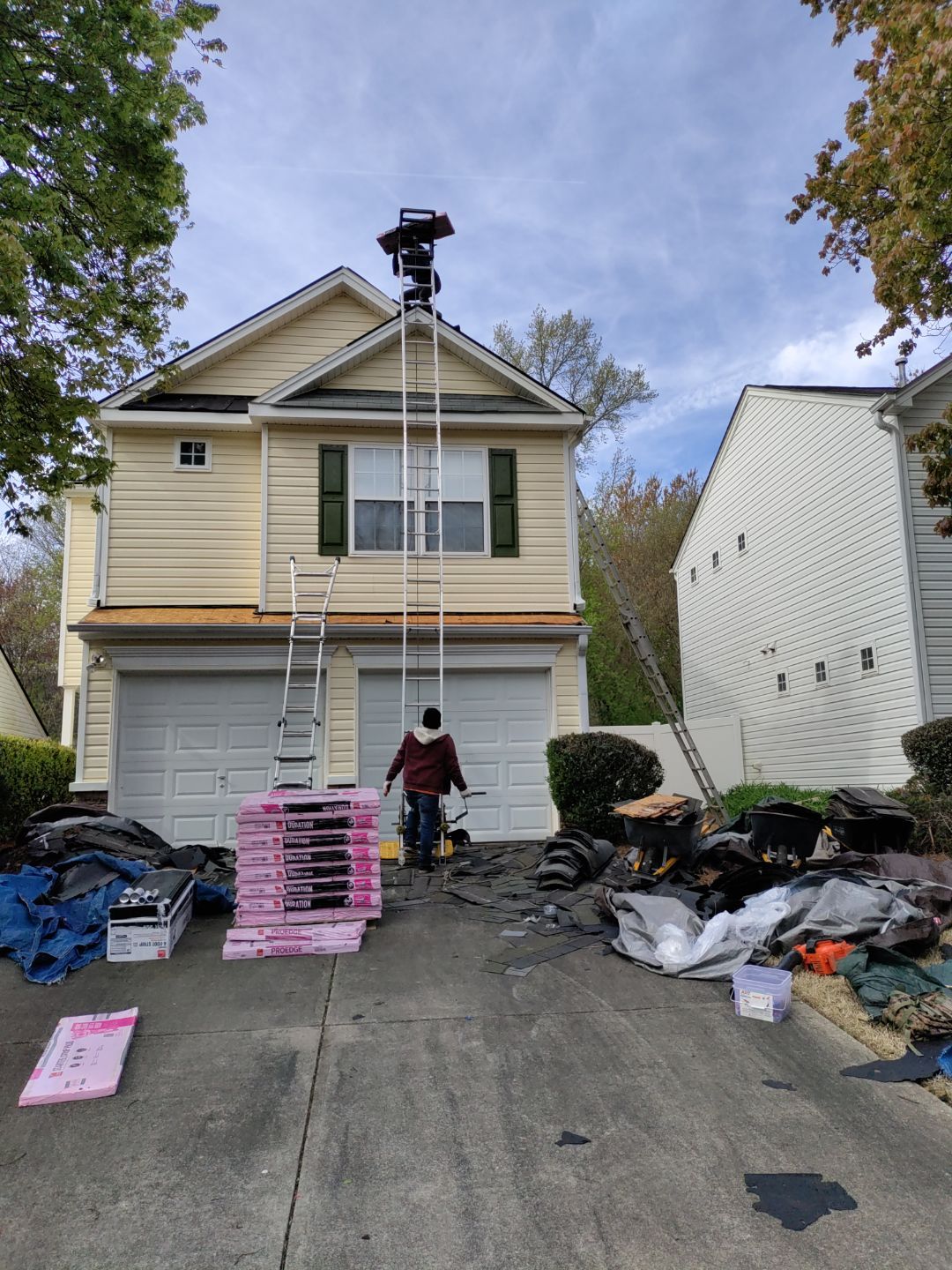 Residential Roofing Installation using Owens Corning by Inspector Roofing and Restoration