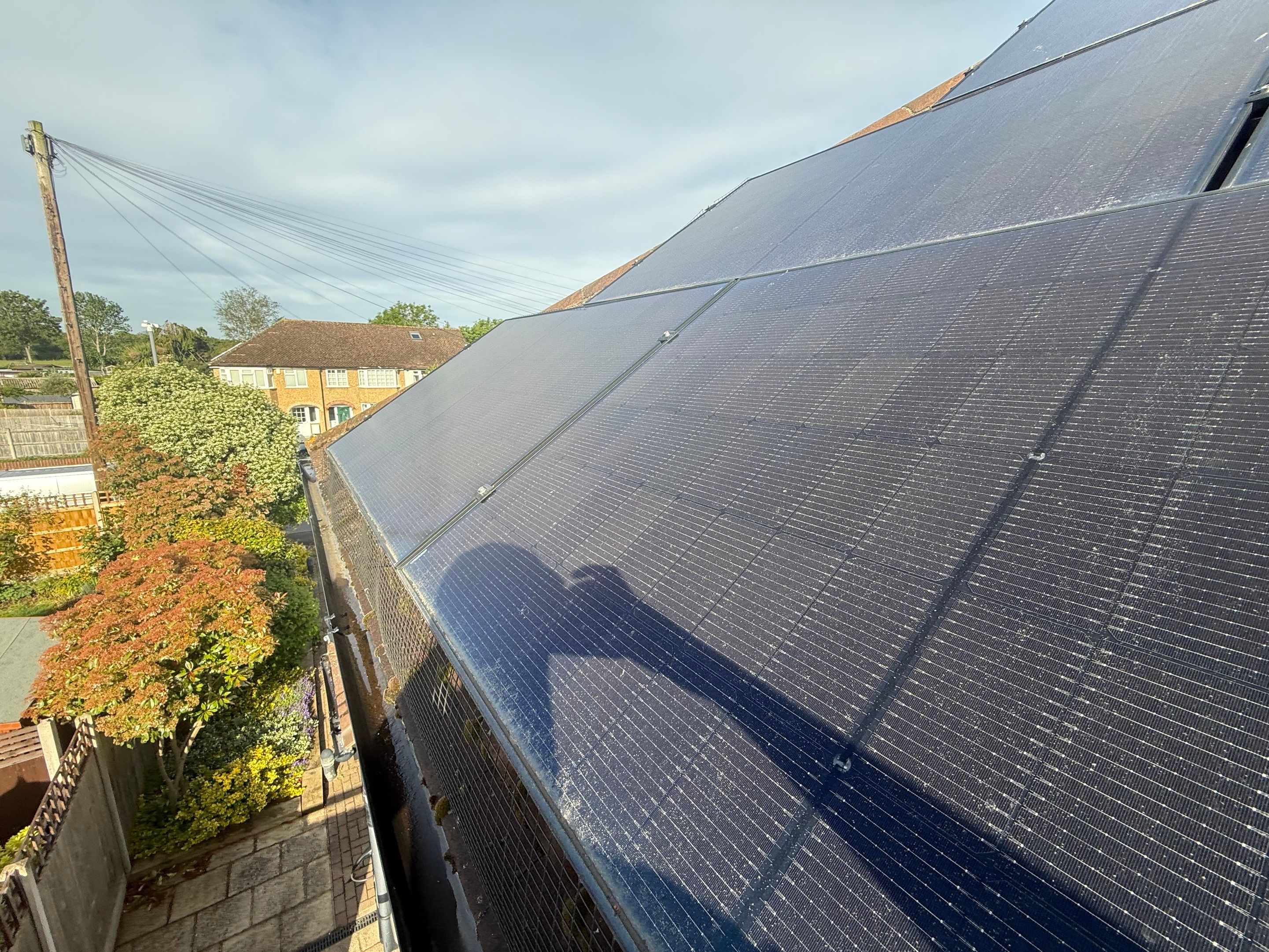 Solar Panel Cleaning Chessington by Ges Exterior Cleaning ltd