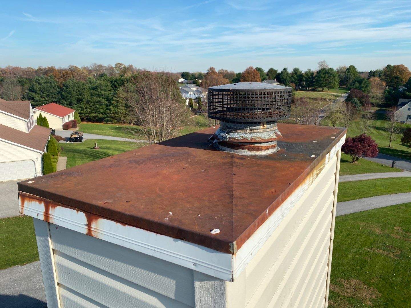 Stainless Steel Tig Welded Chimney Cap by Roof Right Inc