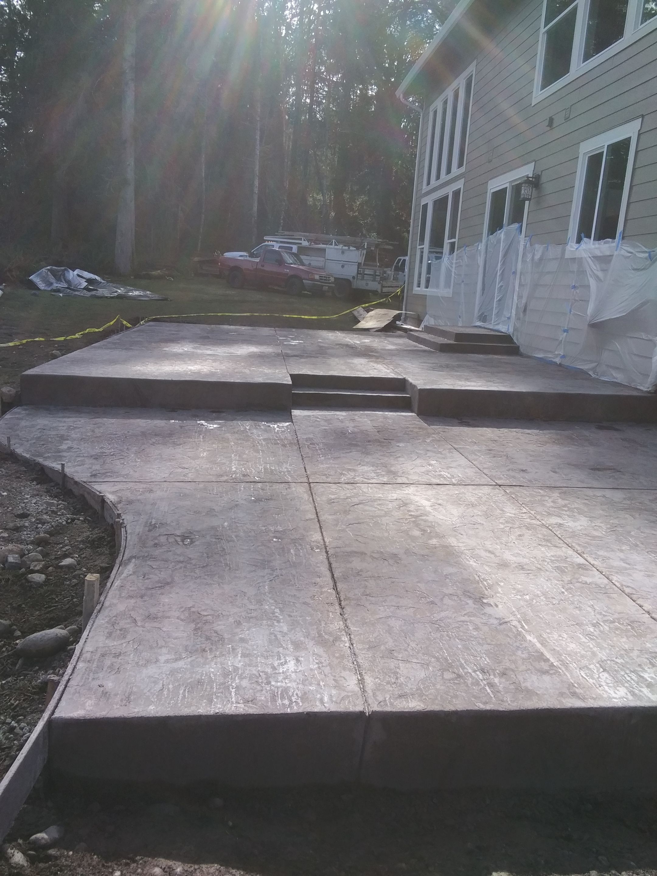 Mandy | Stamped Concrete Patio & Driveway by Jireh Asphalt & Concrete Inc 