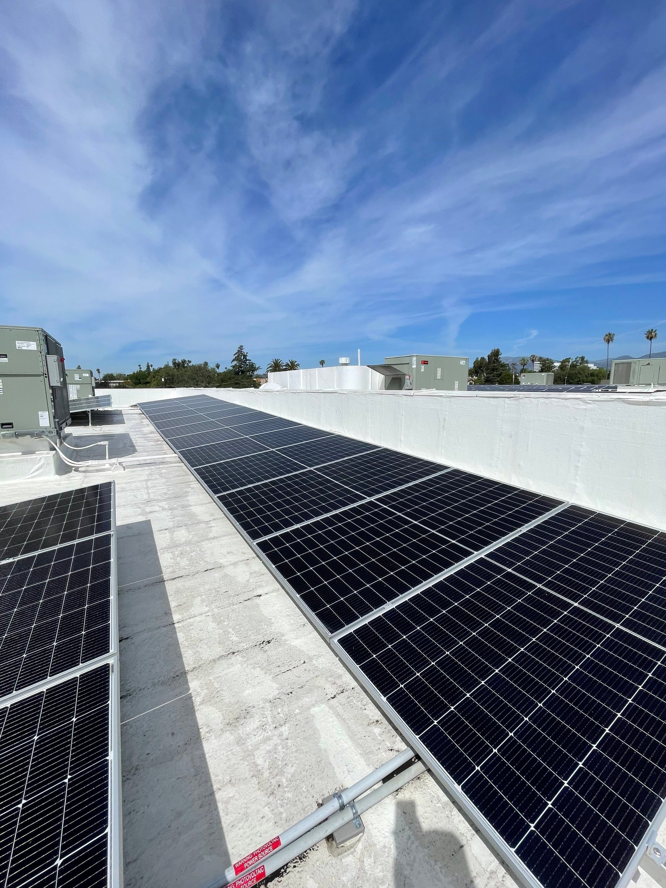 Commercial Solar Panel Cleaning by Palm Coast Solar Cleaning