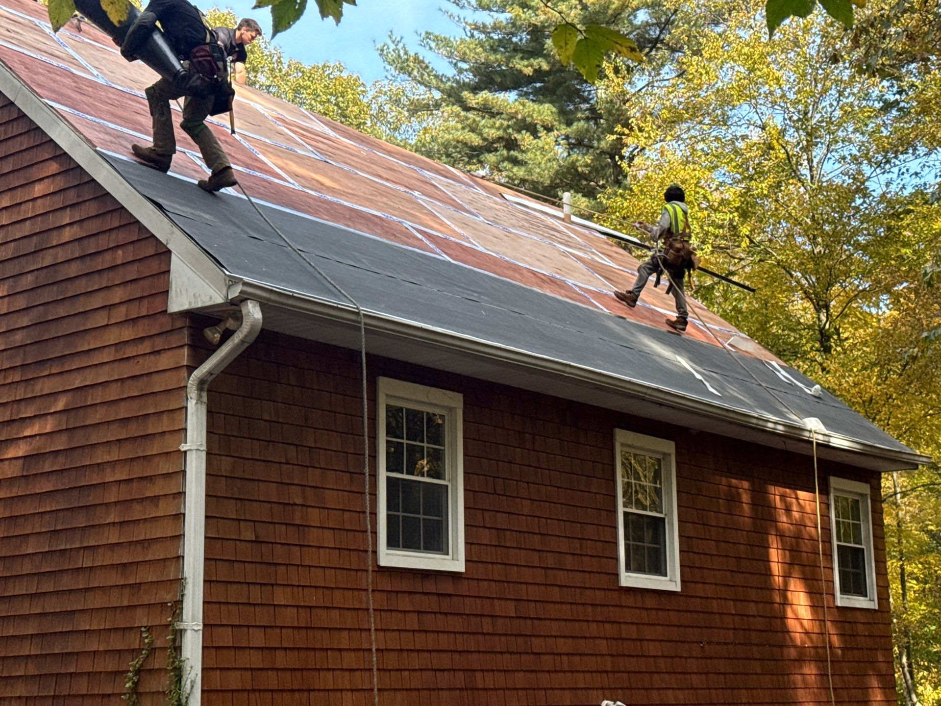 Owens Corning Duration : Chateau Green with Copper Accents in Avon, CT by Golden Shield Roofing