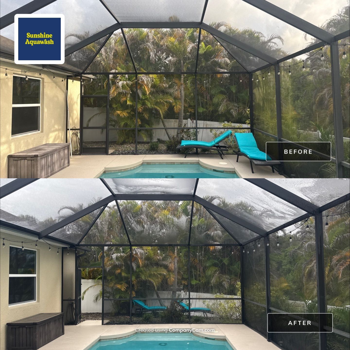 Pool Deck, Lanai & Pool Cage Cleaning in Oakleaf Hammock – Ellenton, FL 34222 by Sunshine AquaWash