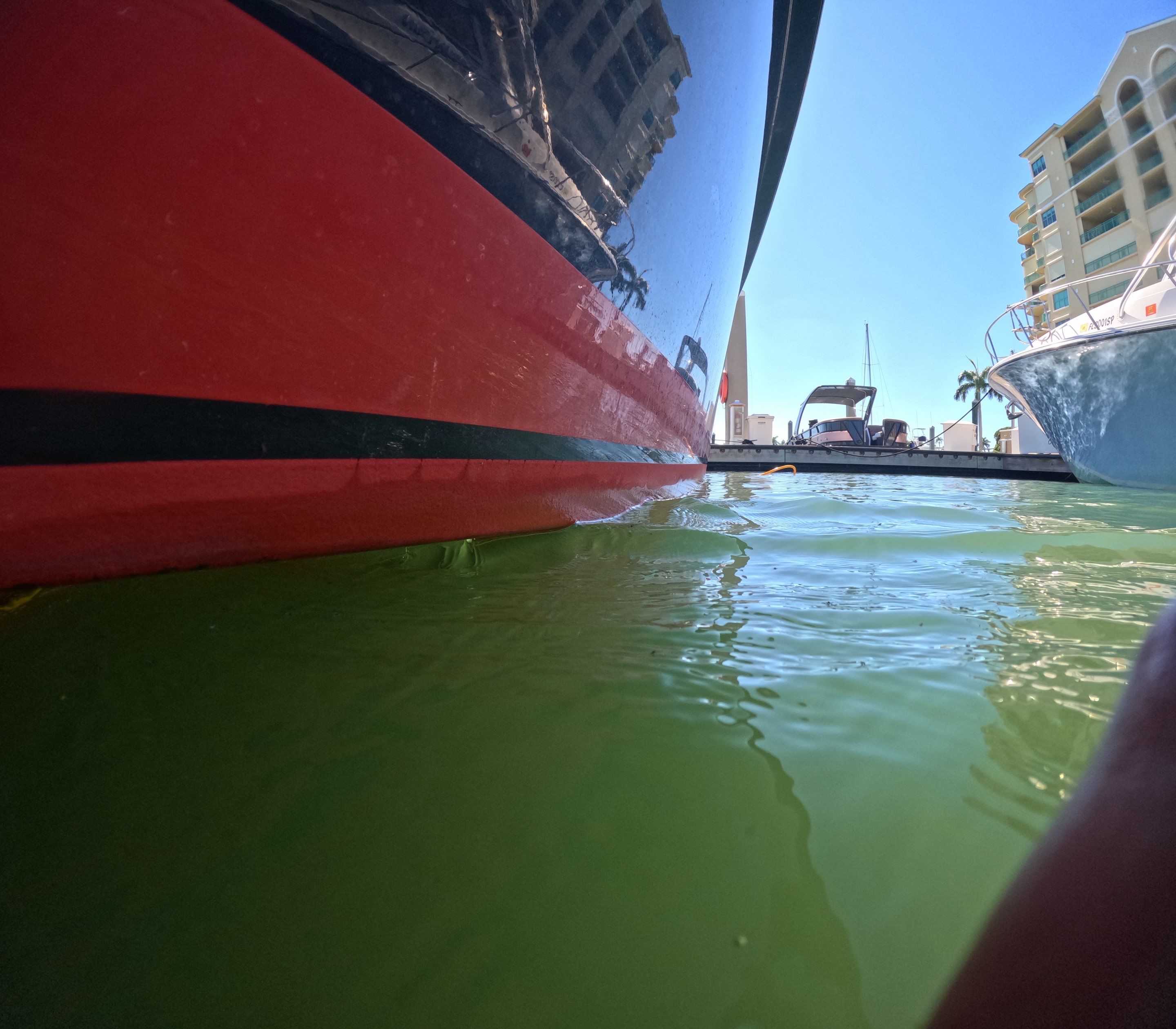 Project in North Fort Myers, FL by Florida Hull Cleaning 