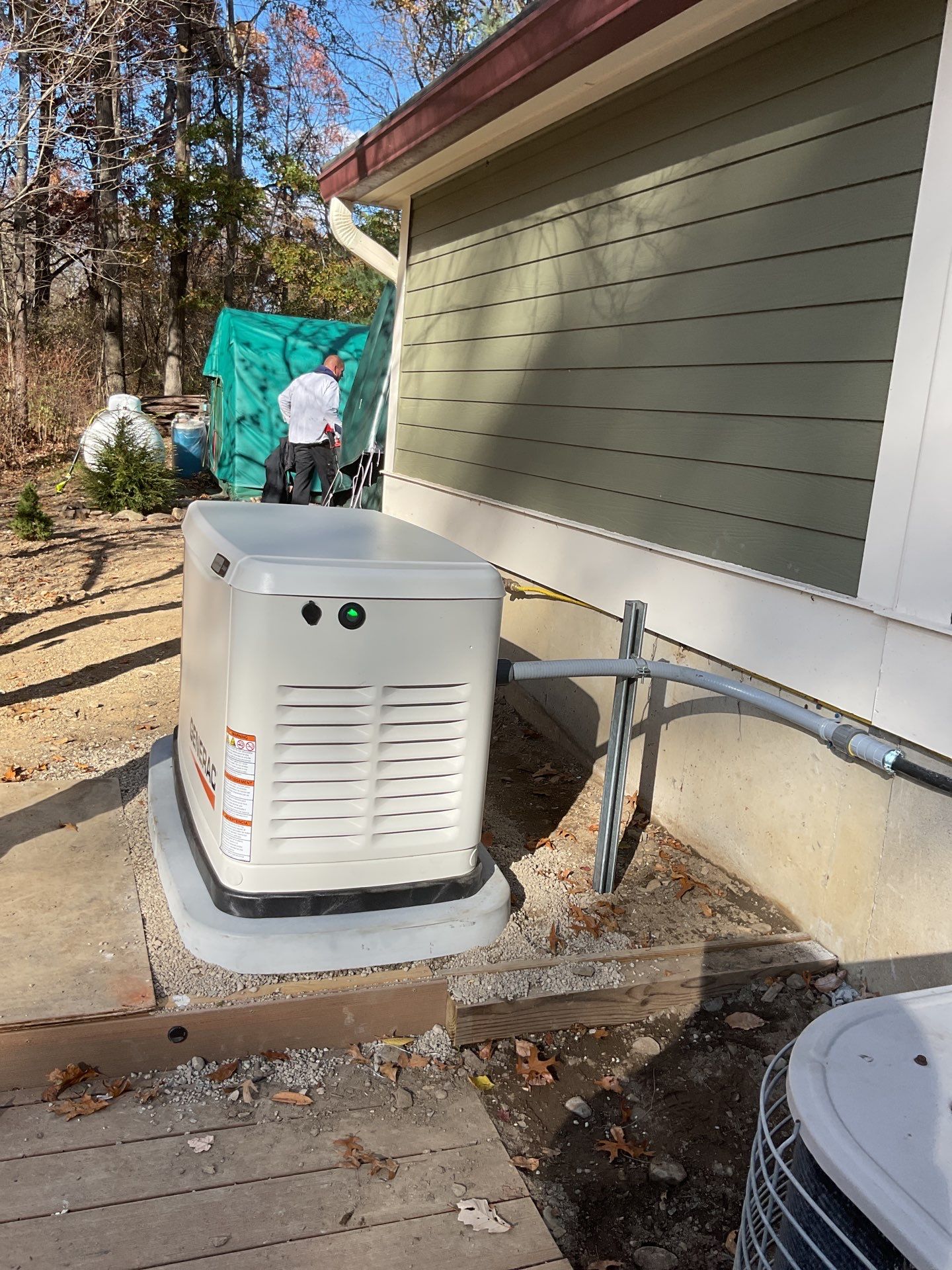 24kW Generac Generator Installed with Transfer Switch by ZAM Electric