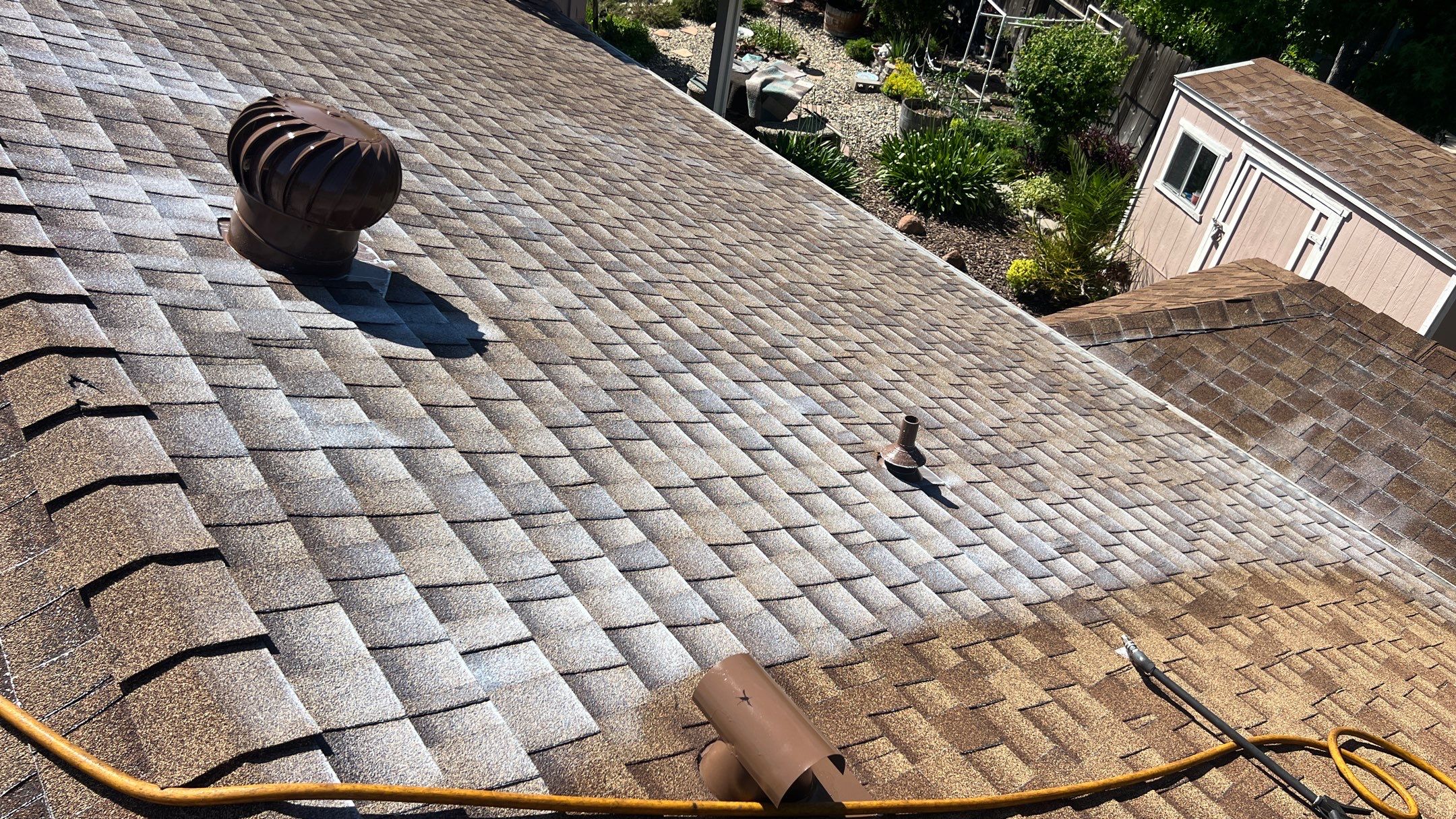 Roof Rejuvenation using Roof Maxx Treatment by Roof Maxx of Folsom