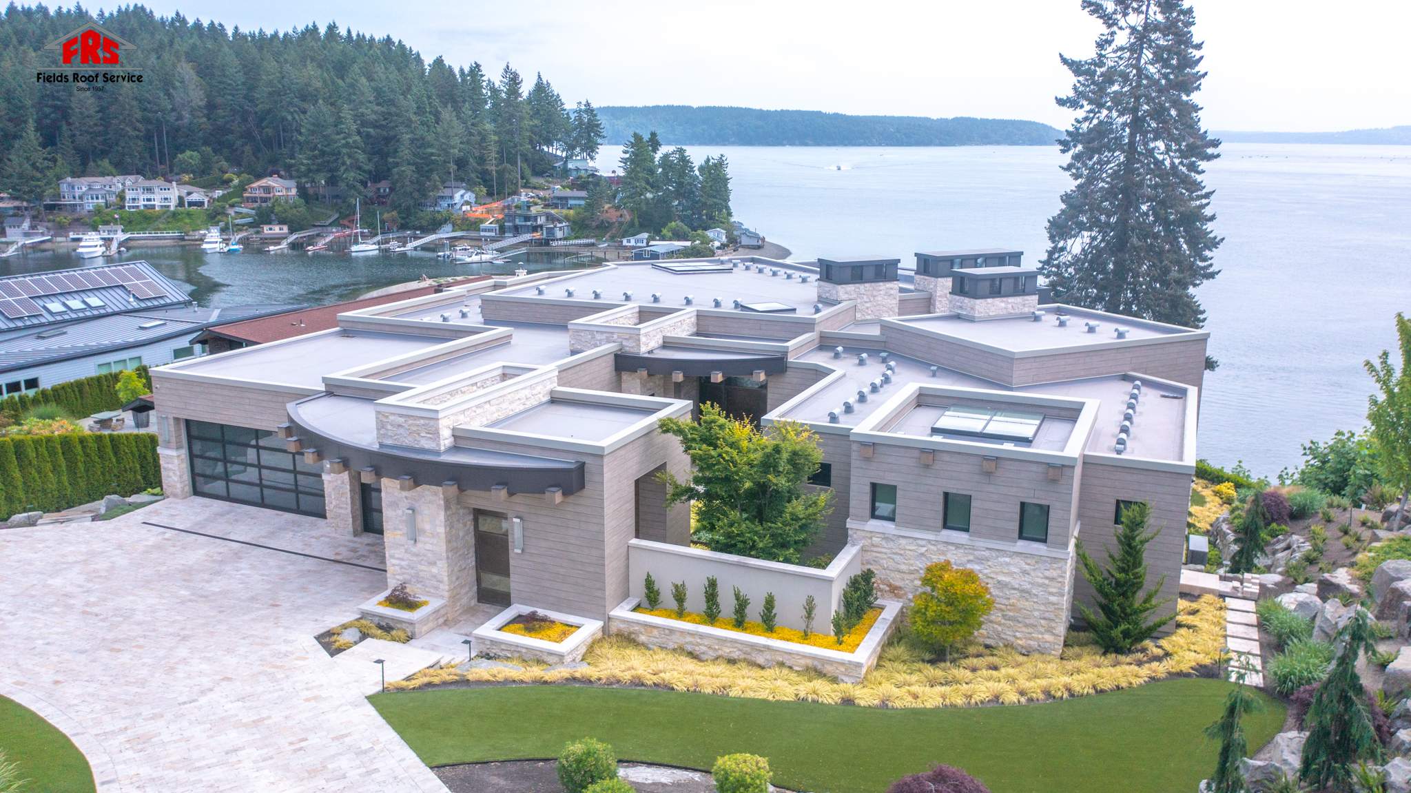 Gig Harbor Residential Reroof - TPO by Fields Roof Service Inc