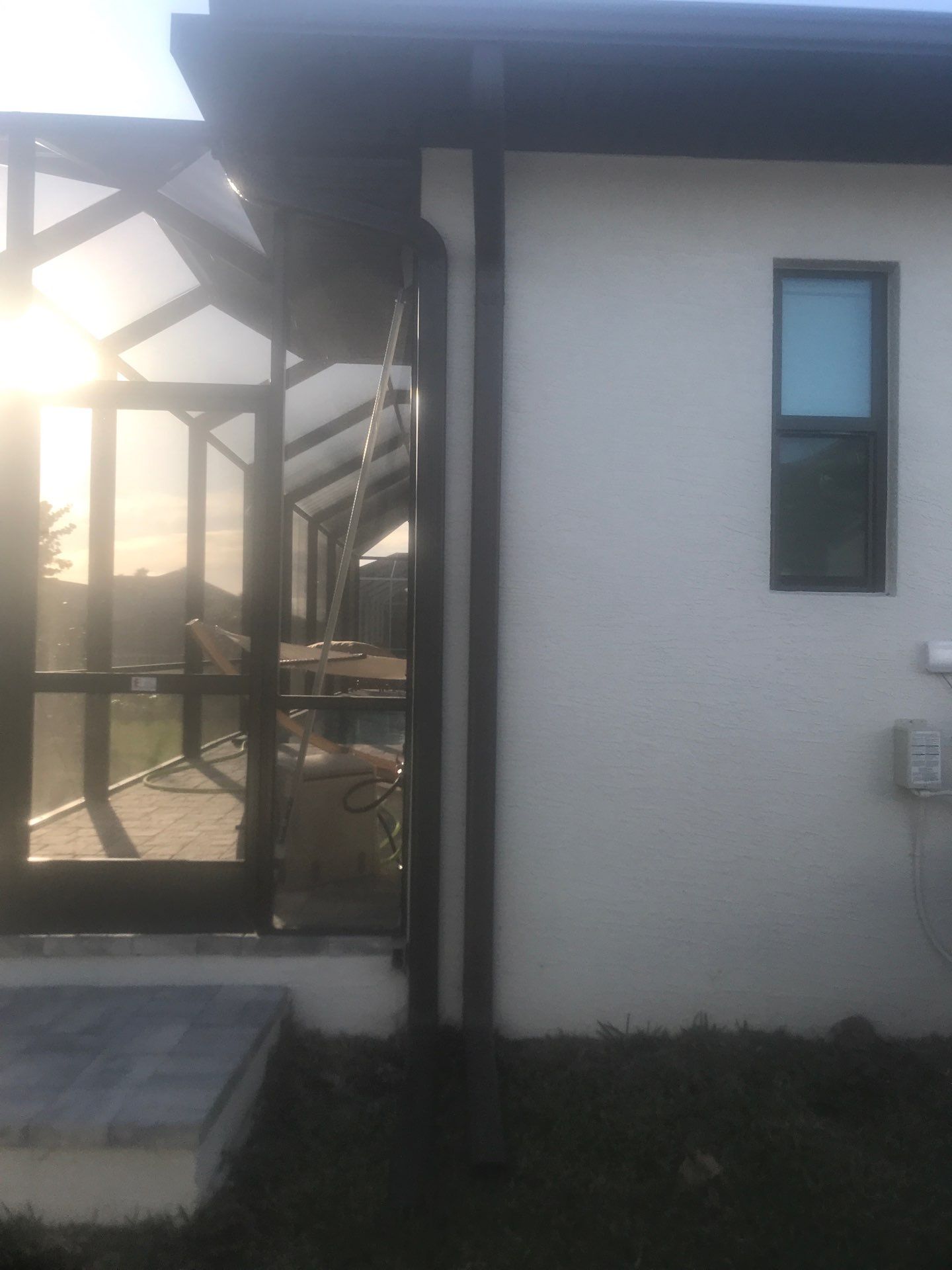 Seamless Gutter Installation using Musket Brown Seamless Gutters in Cape Coral FL by Gutter Professors