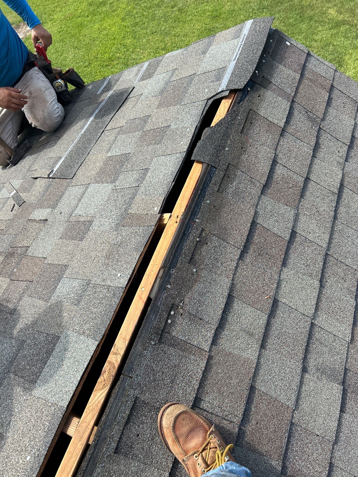 Hail Damage using Owen's Corning Duration (Lifetime) Shingles by Roof Repair Services LLC