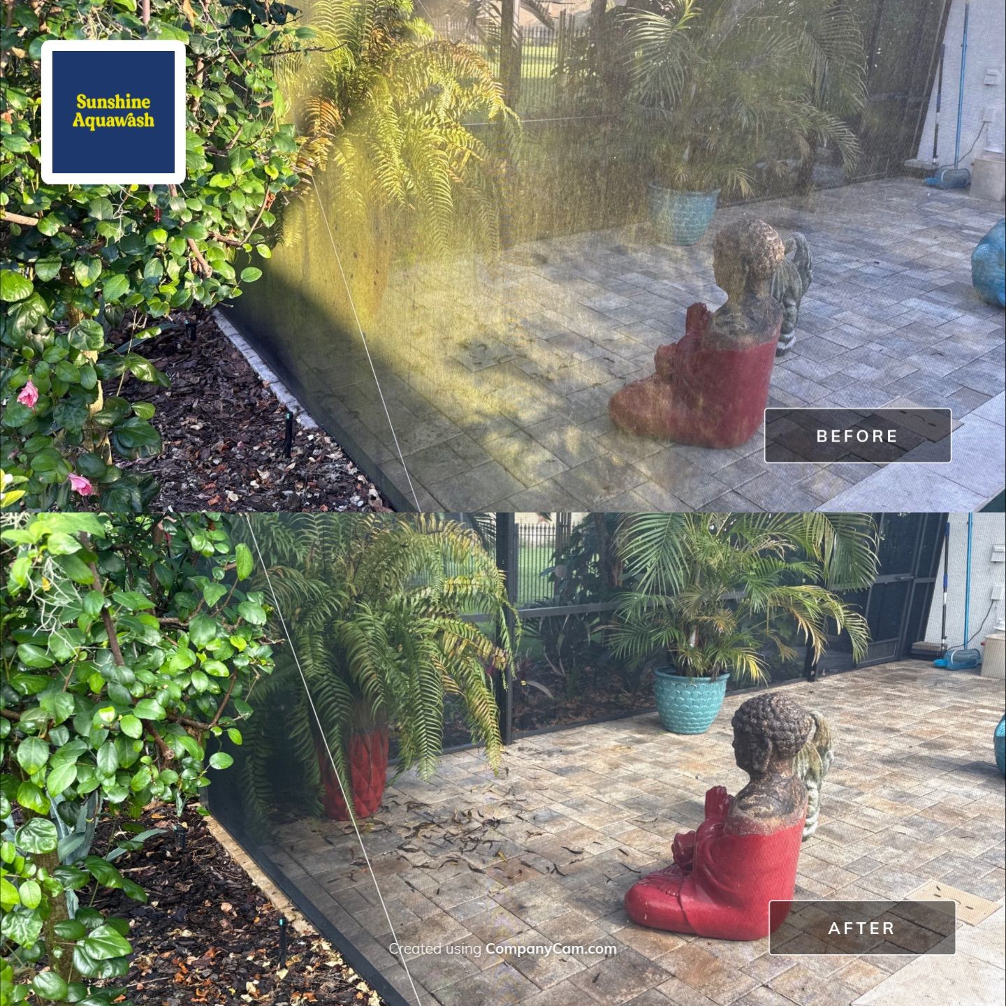 Pool Cage Cleaning | Rye Wilderness, Bradenton FL by Sunshine AquaWash