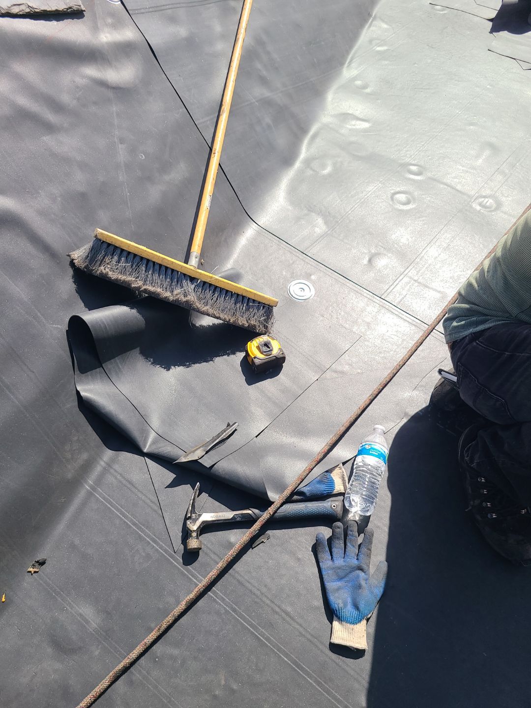 Lorton: EPDM Flat Roof with Partial Slate Replacement by RM Banning, Inc.