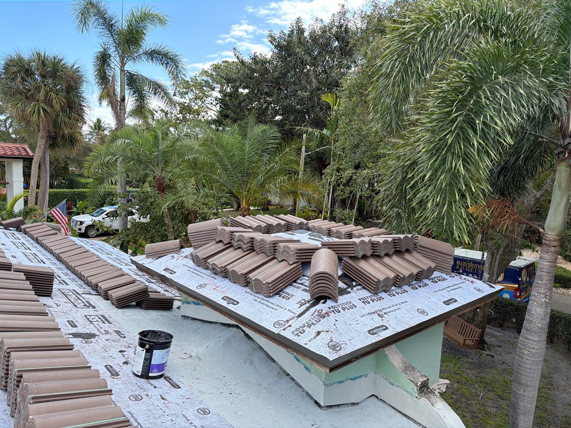 Residential Roofing Installation using WestLake Roofing Tile by BLUES BROTHERS ROOFING