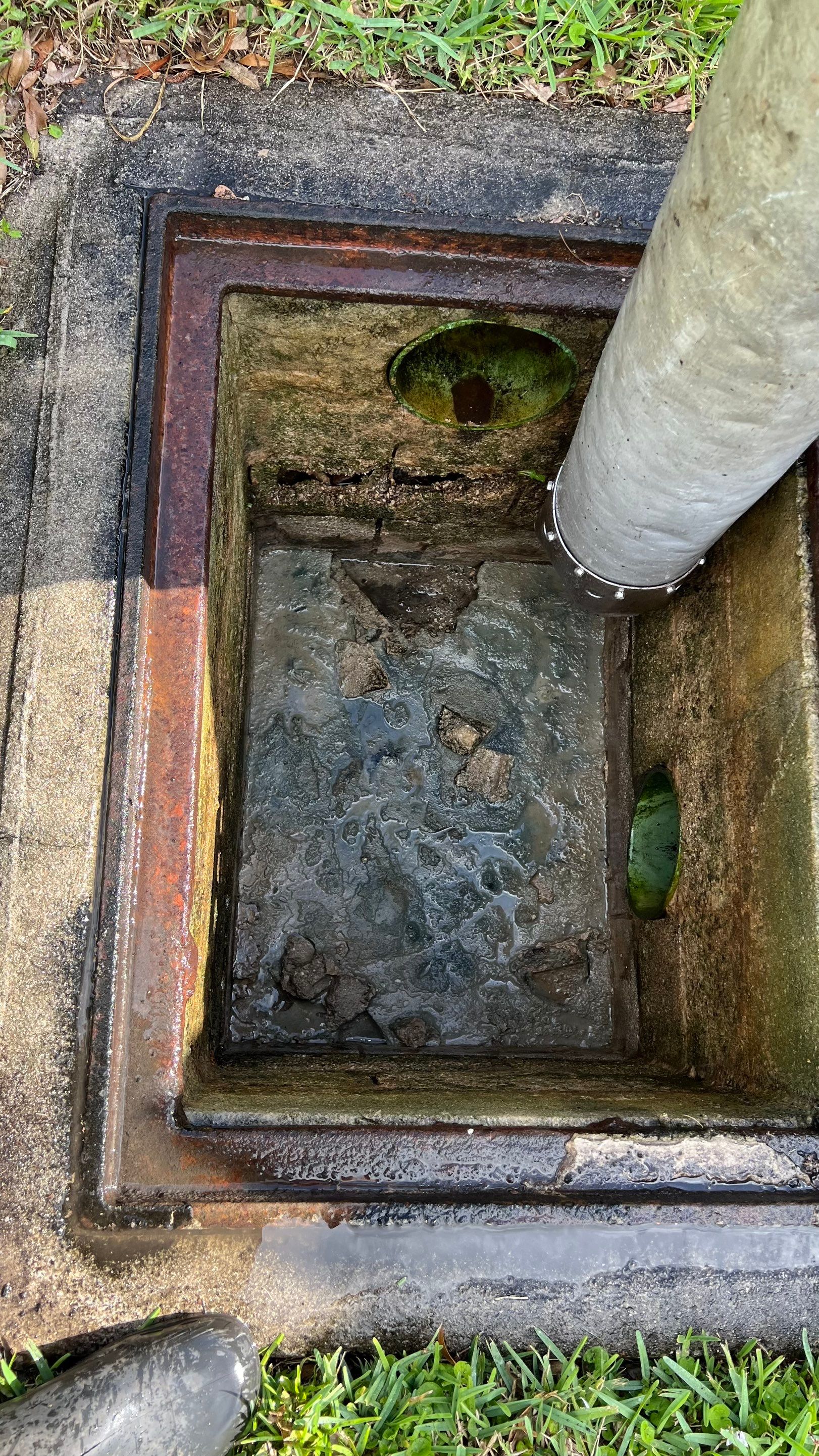 Naples Private Airport Community Catch Basin Cleaning by APS Power & Water