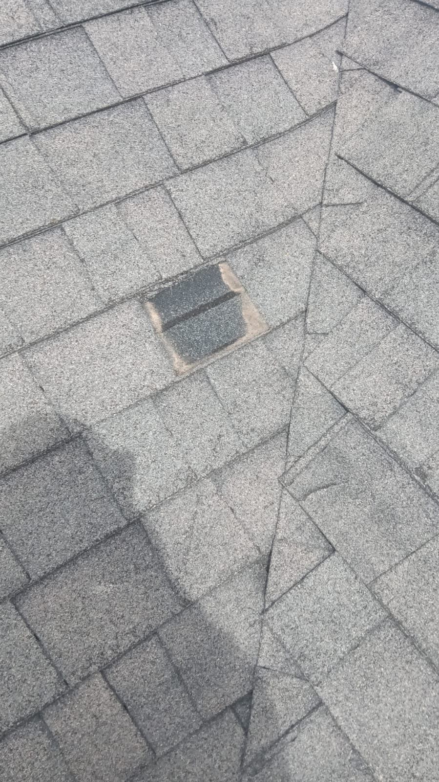 Hail Damage using Owen's Corning Duration (Lifetime) Shingles by Roof Repair Company