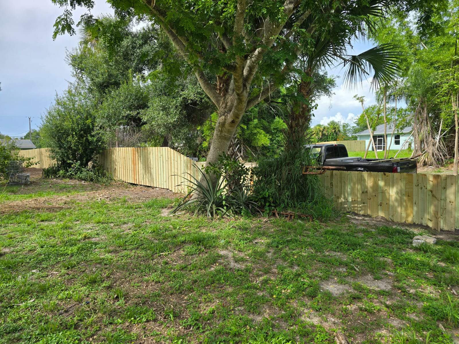 Custom Wood Privacy Fence and Gate Installation in Punta Gorda by True Fence LLC