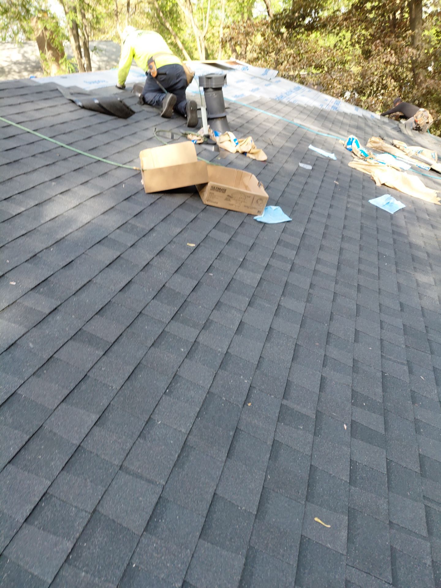 Annandale: Residential Roof Replacement with CertainTeed Landmark in Moire Black by RM Banning, Inc.