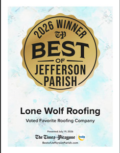 Logo for Lone Wolf Roofing