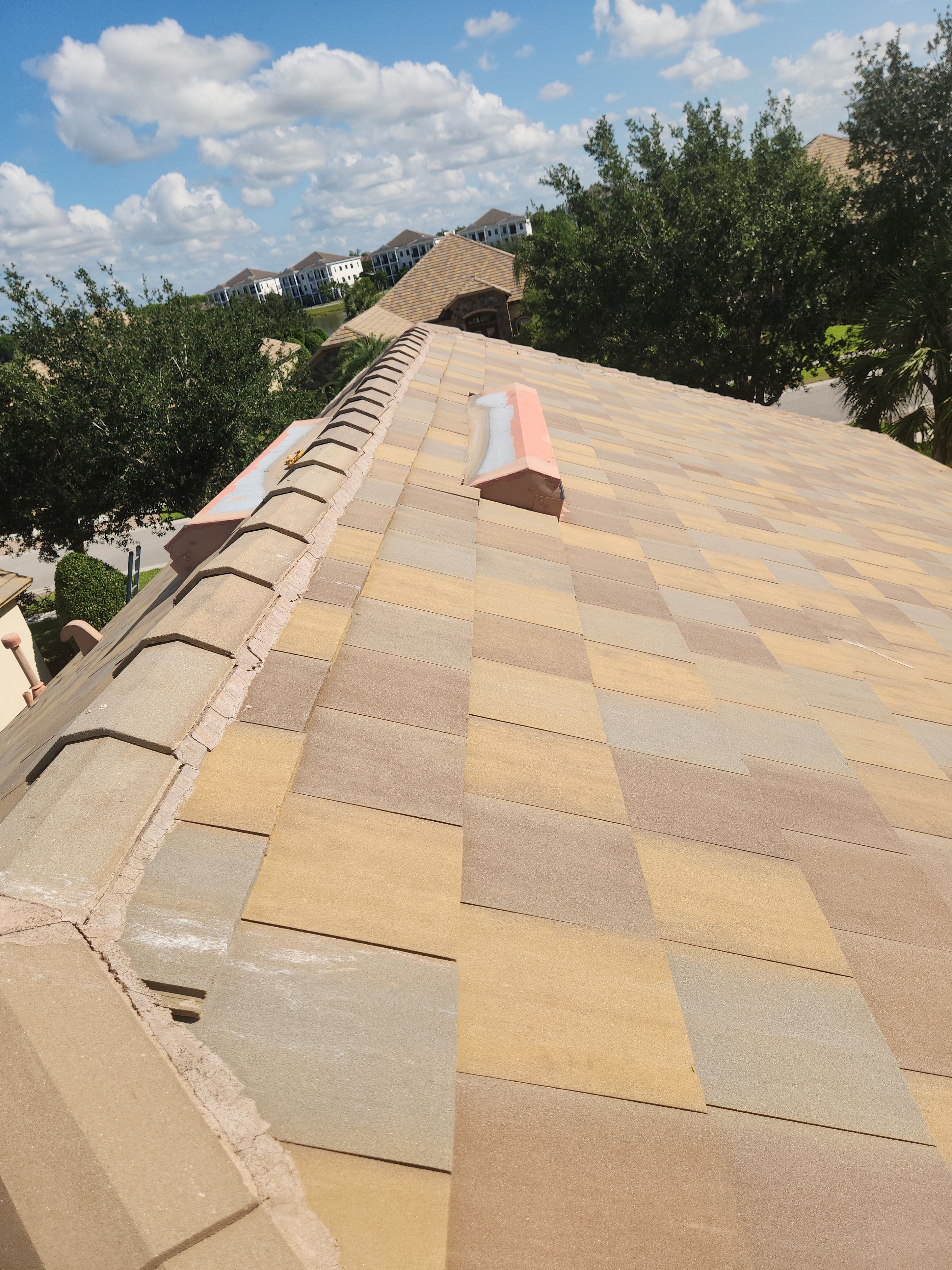 Concrete Tile Roof Repair for Residential Home in Wellington by Aastro Roofing