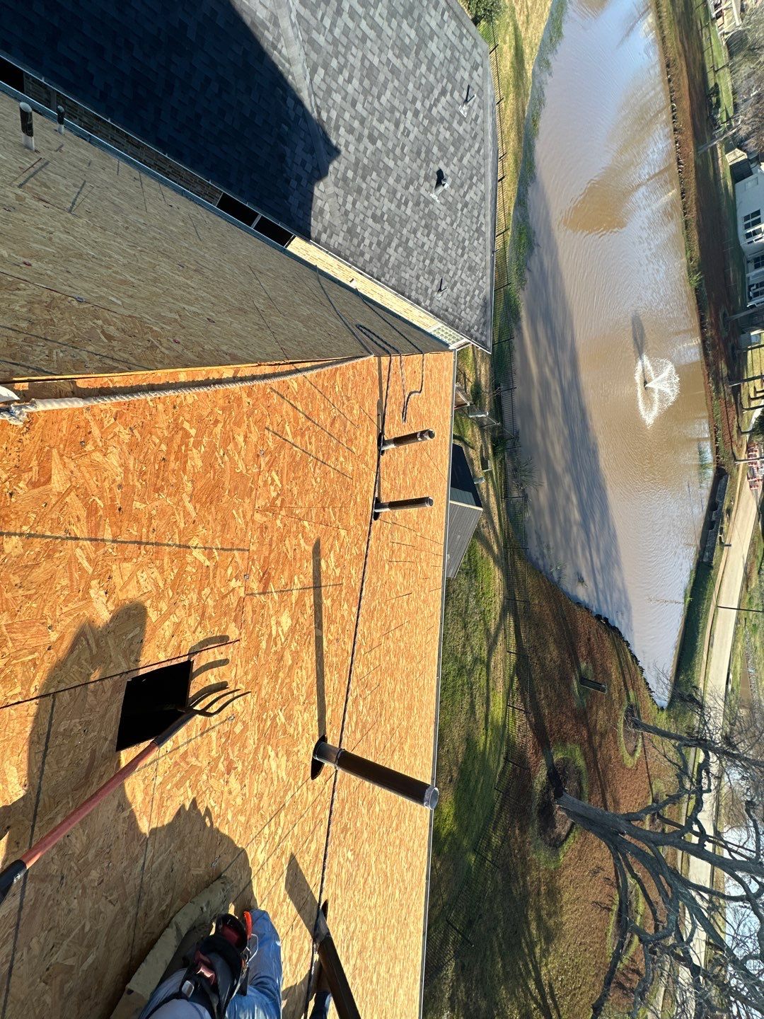 Residential Roofing Installation using Owen's Corning Duration (Lifetime) Shingles by Roof Repair Company