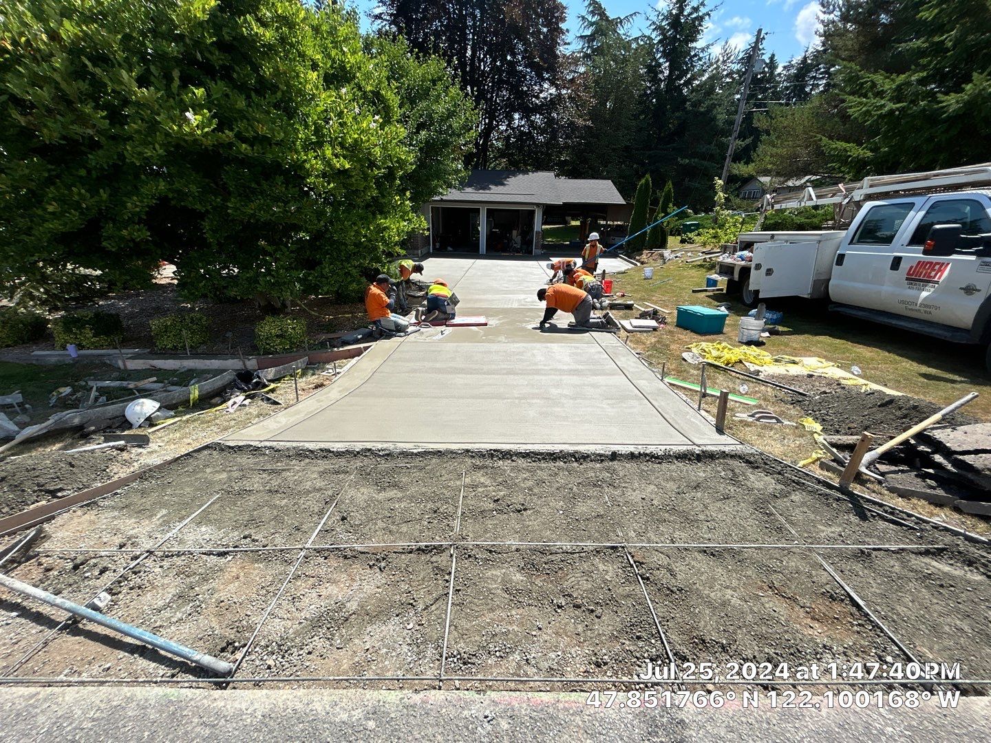 Rodd | Concrete Driveway Extentension by Jireh Asphalt & Concrete Inc 