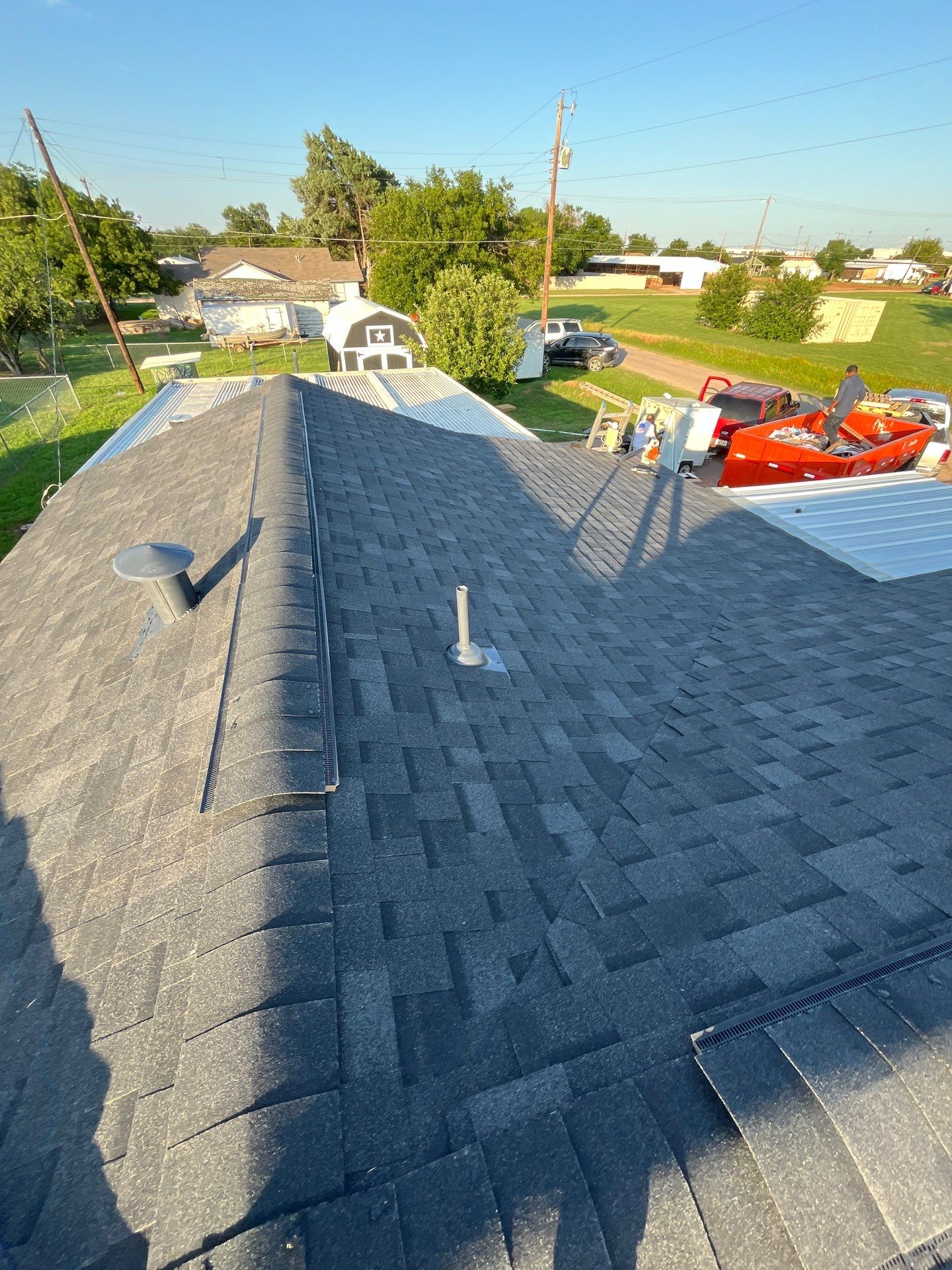 Reroof with Full Redeck by Berry Good Roofing 