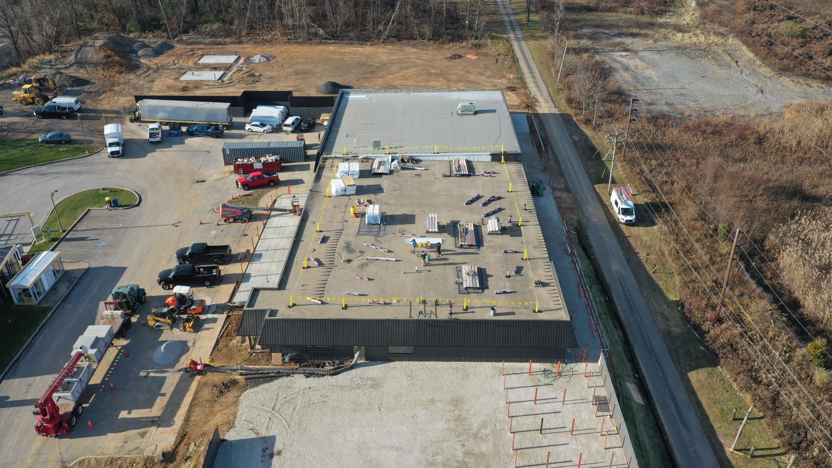 Commercial Roofing Installation using GAF TPO by All Site Roofing