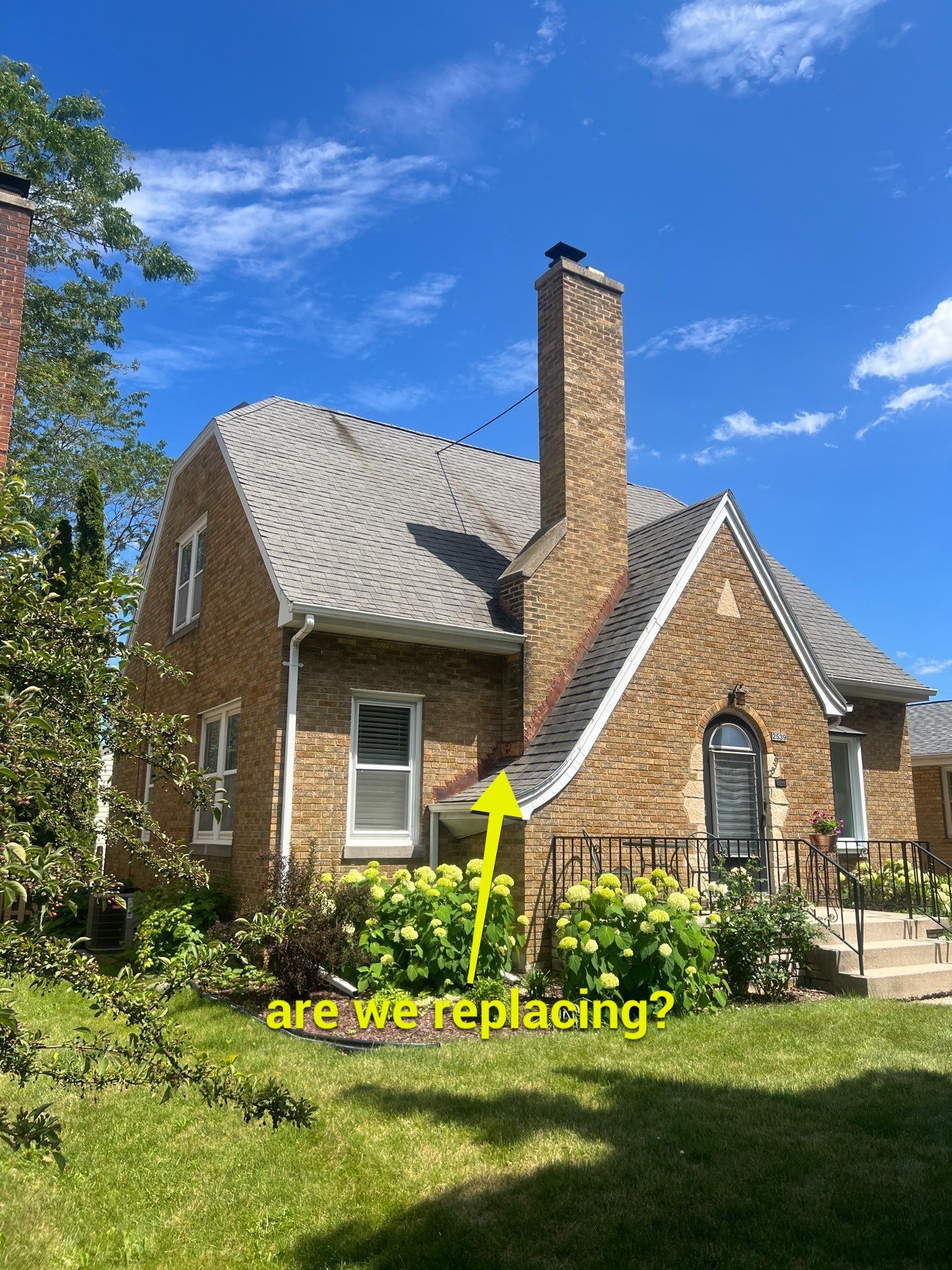 House, Garage, and Skylight Roof Replacement with GAF HDZ Charcoal Shingles and Gutter Protection by Gellings Roofing & Siding