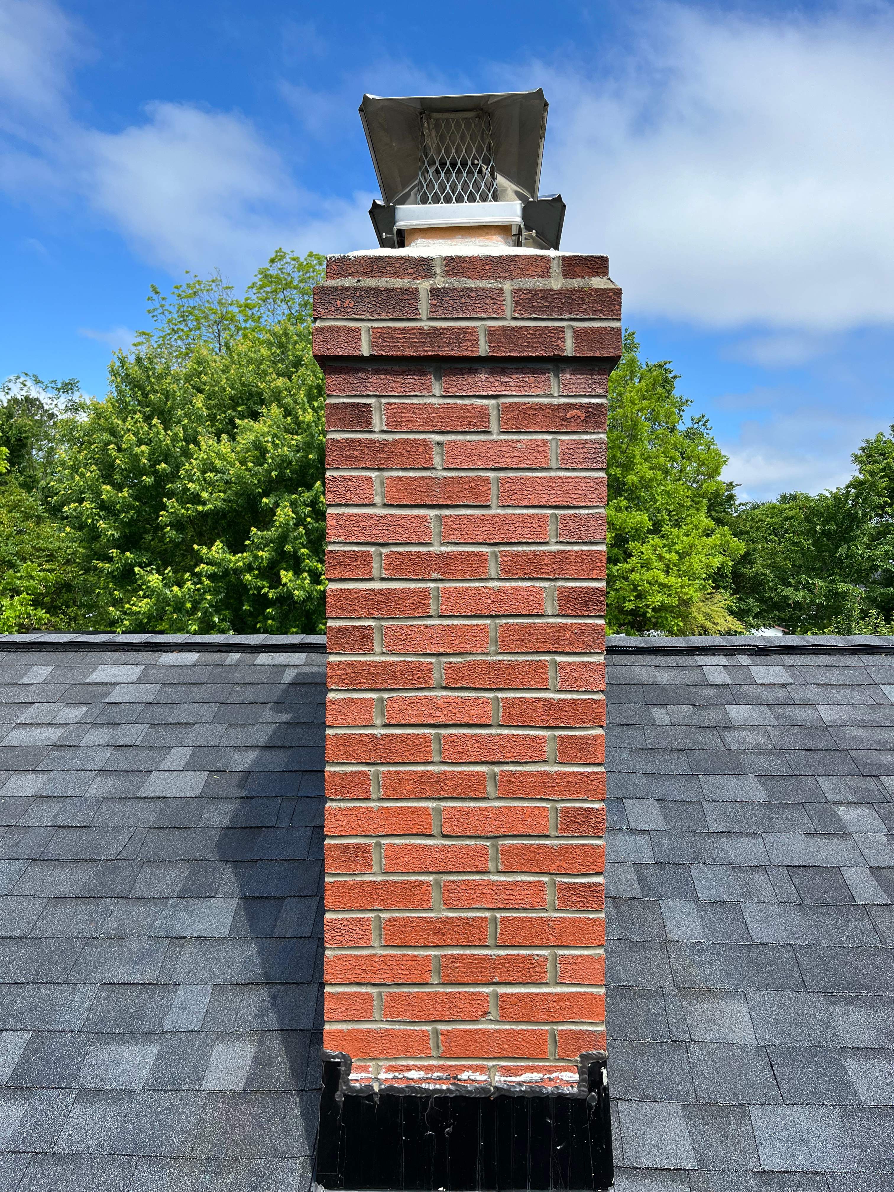 Masonry Repair for Chimney Leak by Premier Chimney and Roofing