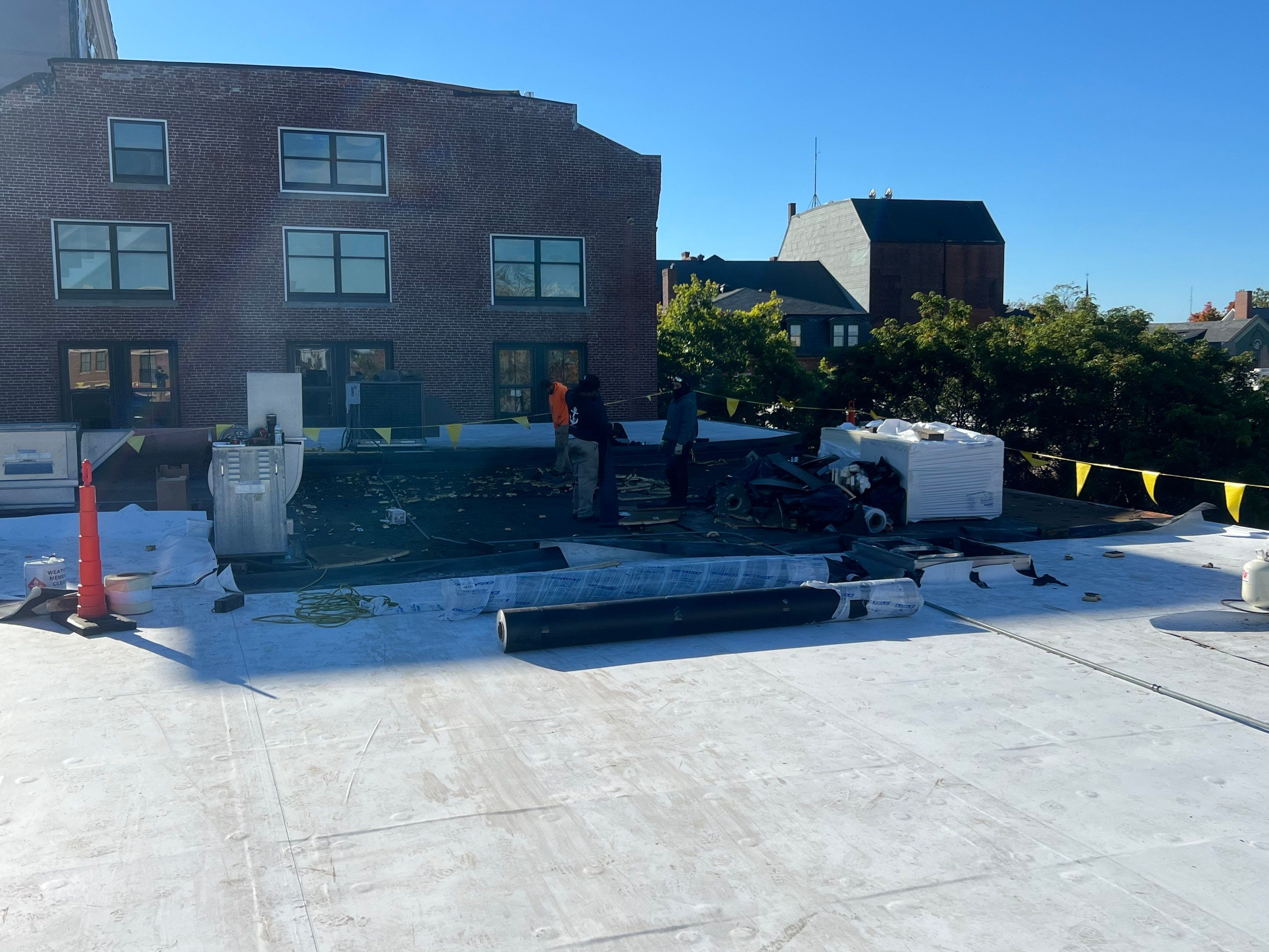 Portsmouth, NH Commercial Roof by Tall pine roofing