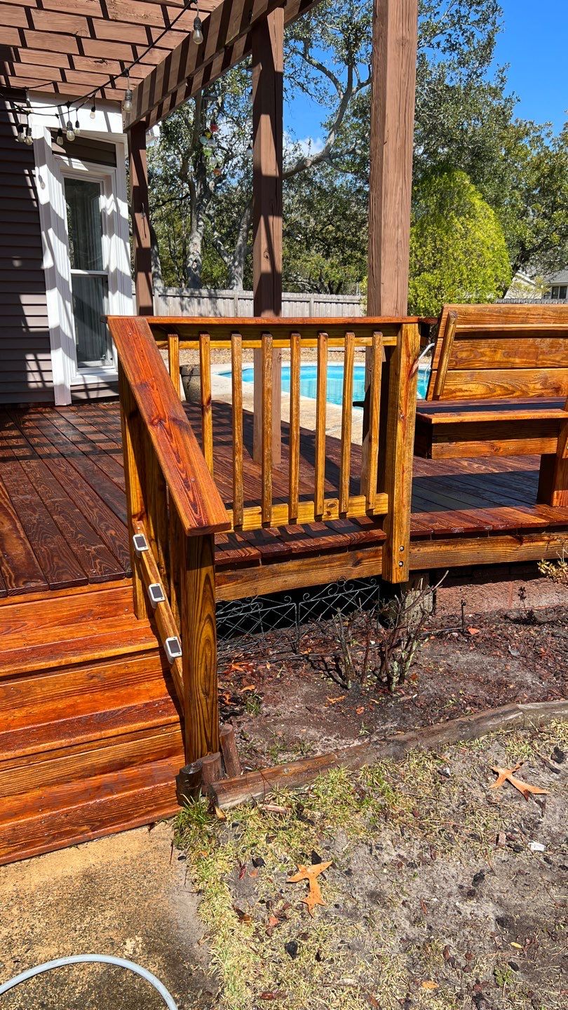 Weathered Deck using Wood Sealant by DuraSeal