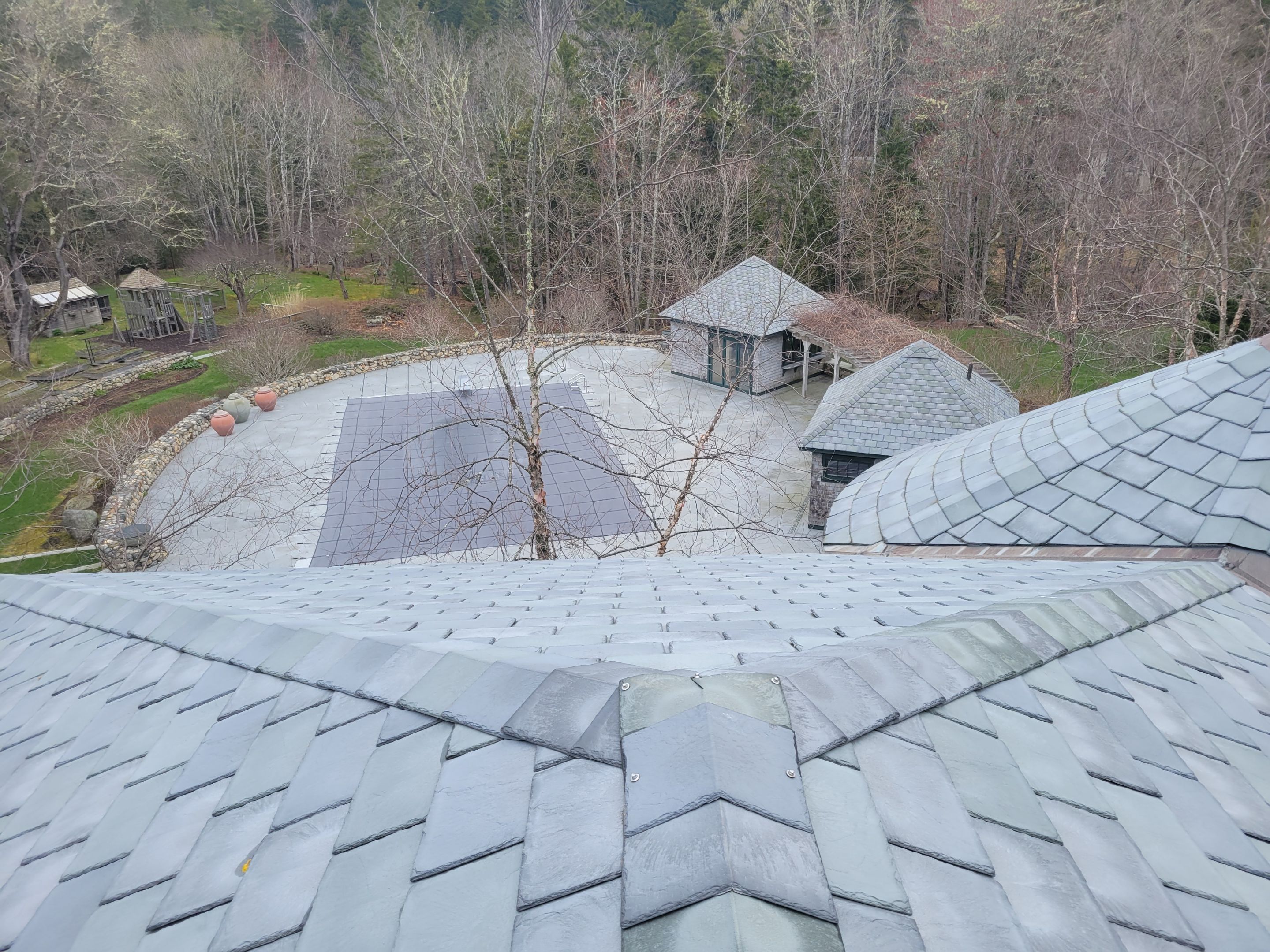 Roof Repair using Eco Star Slate tile by The B.A.R Roofing