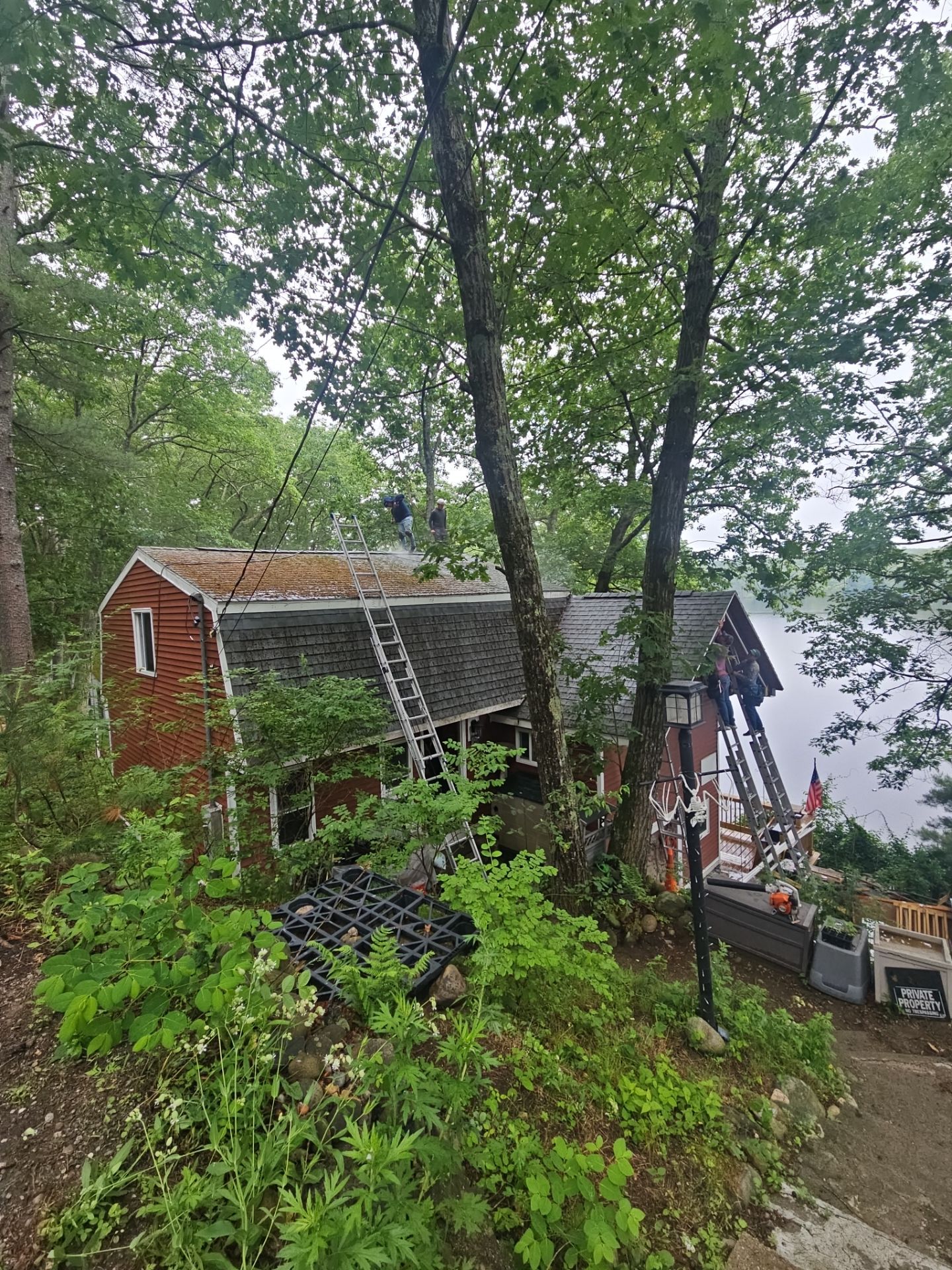 Leak Repair & Roof Wash – Groton, MA by Mighty Dog Roofing of Greater Middlesex County