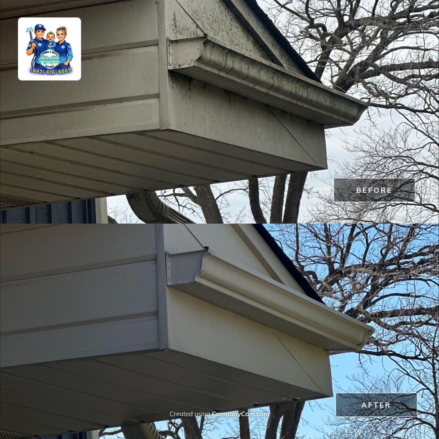 Highland Park, IL House Wash by Simmons Power & Soft Washing